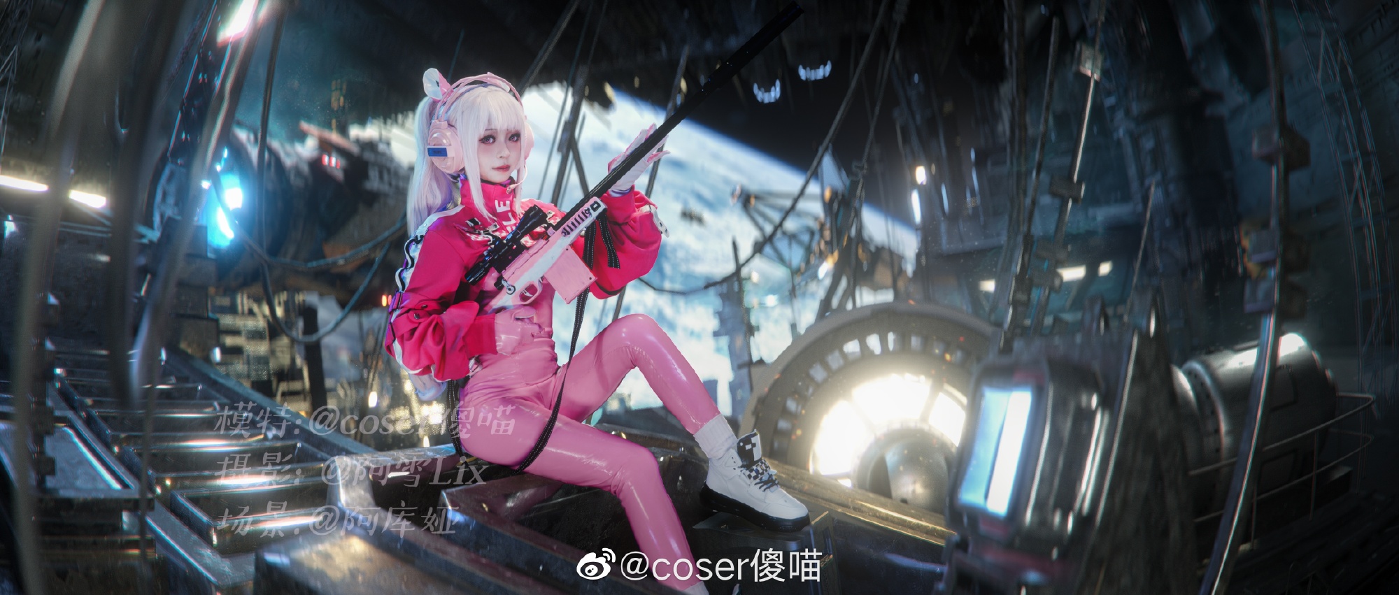 【COS】可爱的妄想家，用奇异的目光审视着世界《NIKKE：胜利女神》- 爱丽丝@coser傻喵 COSPLAY-第3张