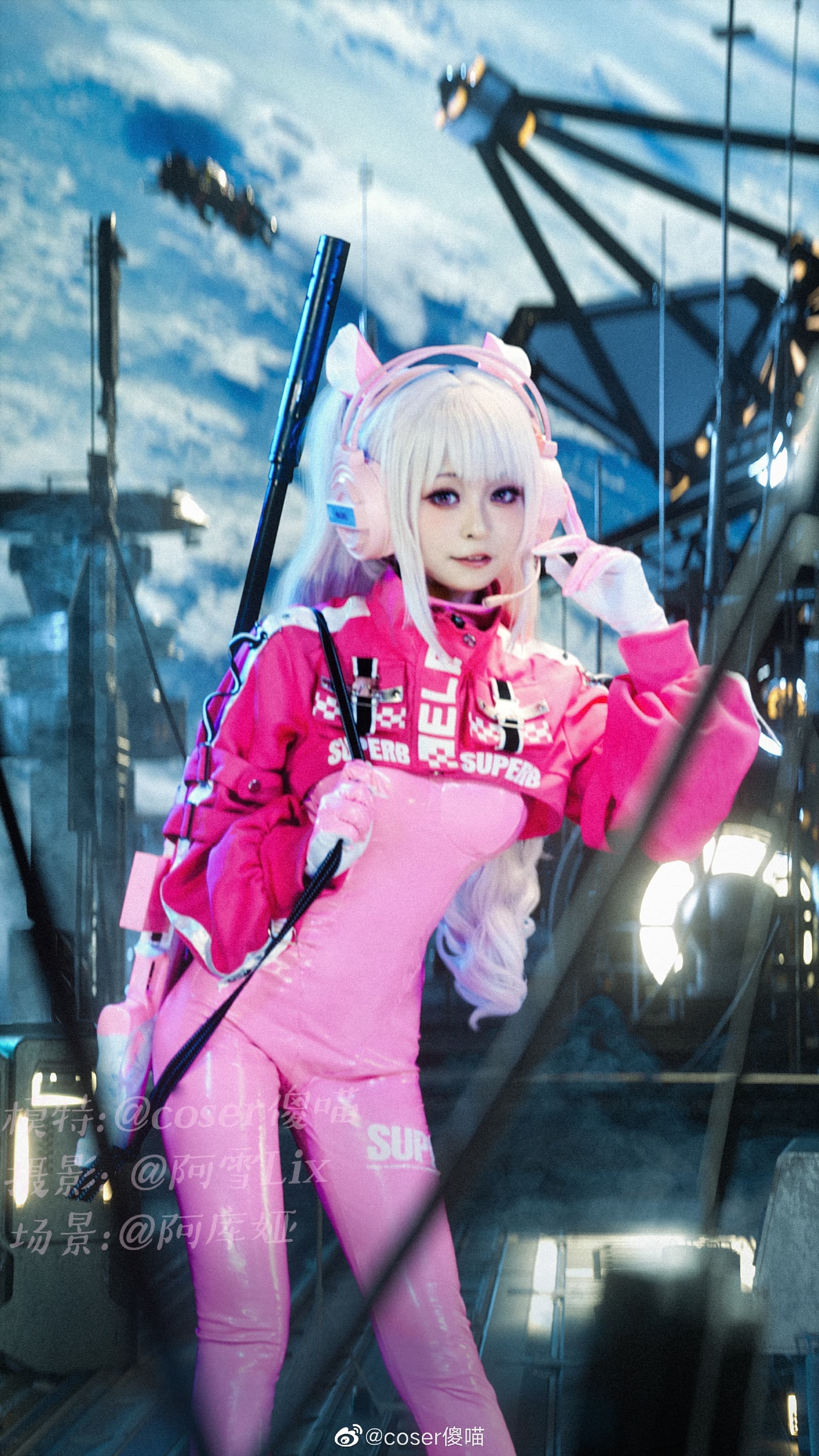【COS】可爱的妄想家，用奇异的目光审视着世界《NIKKE：胜利女神》- 爱丽丝@coser傻喵 COSPLAY-第5张
