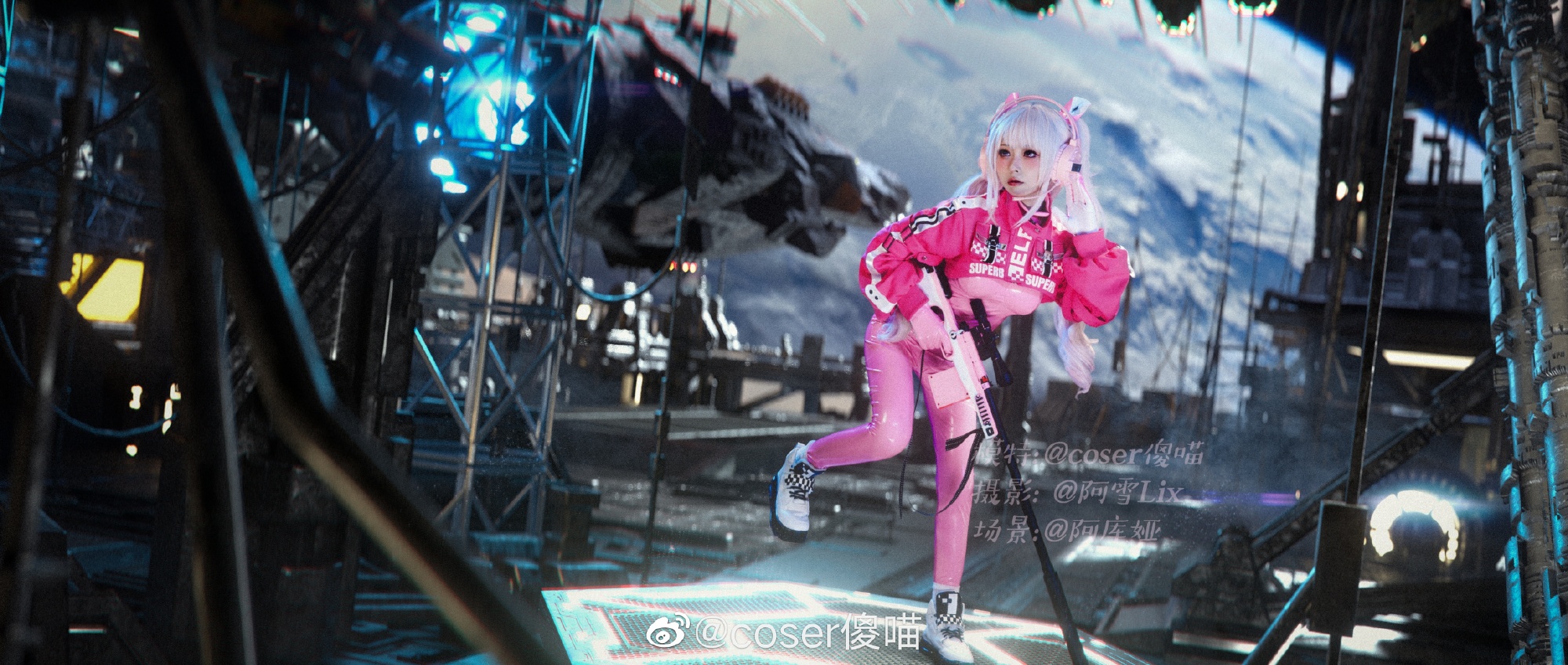 【COS】可爱的妄想家，用奇异的目光审视着世界《NIKKE：胜利女神》- 爱丽丝@coser傻喵 COSPLAY-第6张