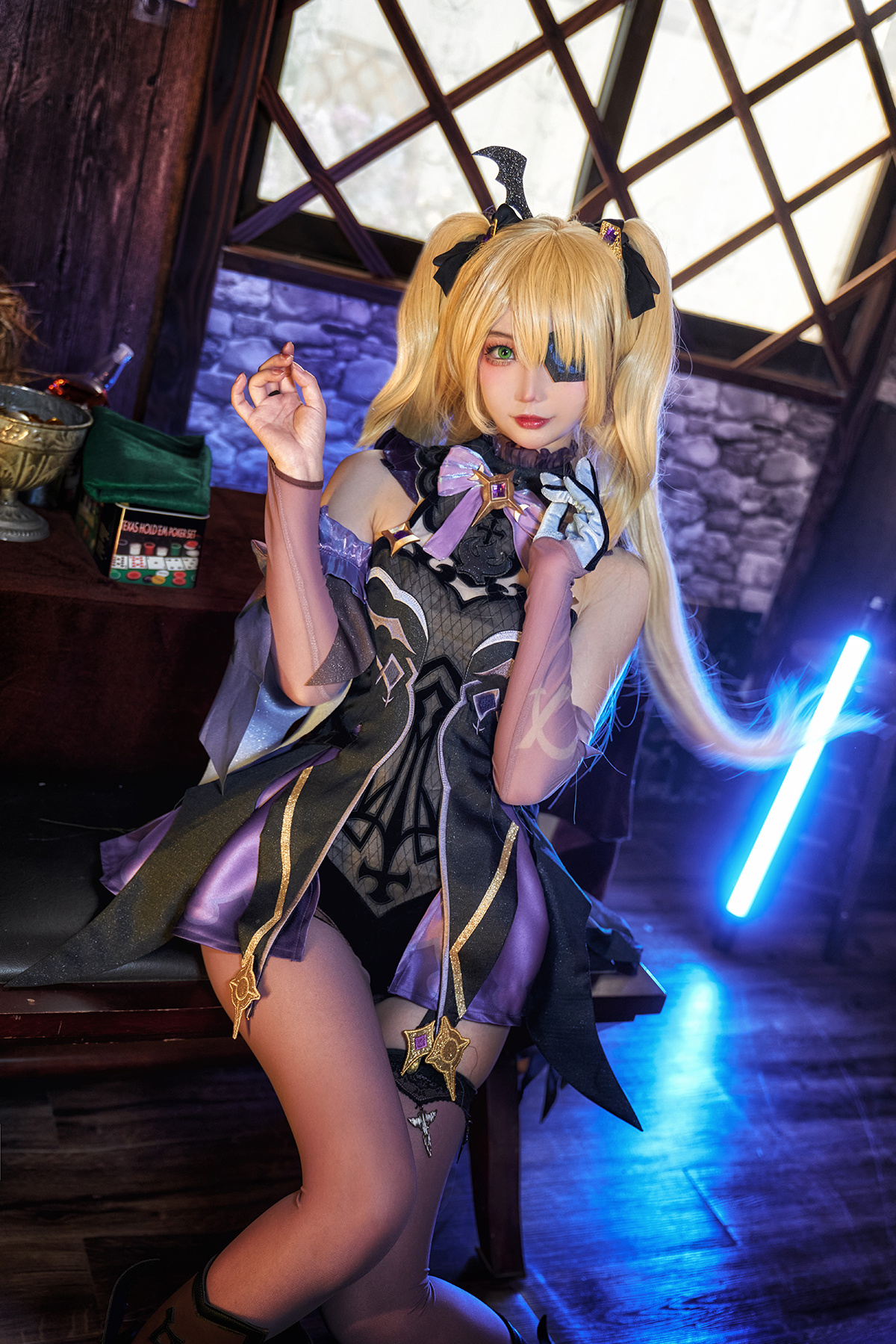 【COS】⚡️🦅我即断罪之皇女，真名为菲谢尔。应命运的召唤降临在此间🦅⚡️ 原神 菲谢尔@錢Kane COSPLAY-第11张