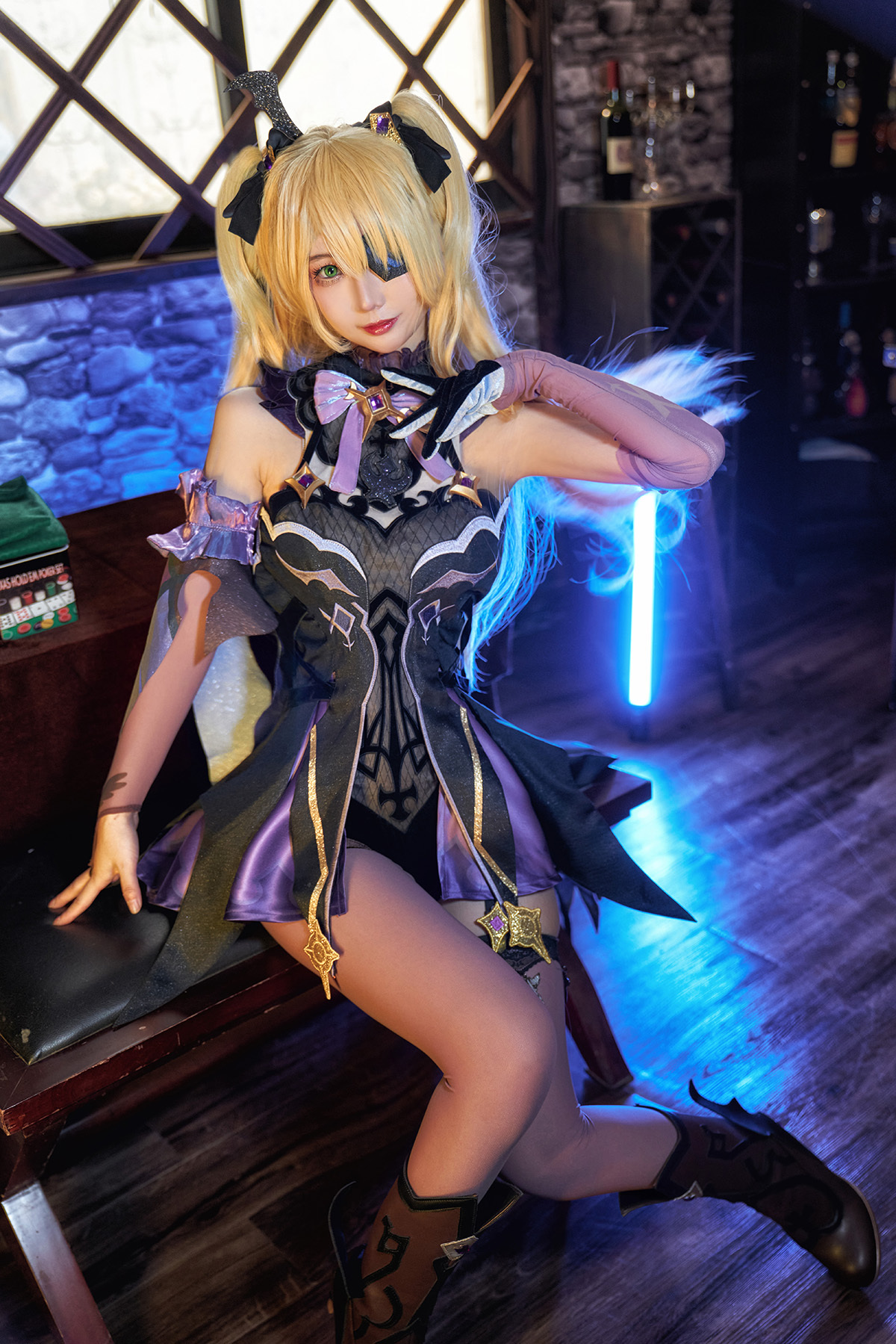 【COS】⚡️🦅我即断罪之皇女，真名为菲谢尔。应命运的召唤降临在此间🦅⚡️ 原神 菲谢尔@錢Kane COSPLAY-第13张