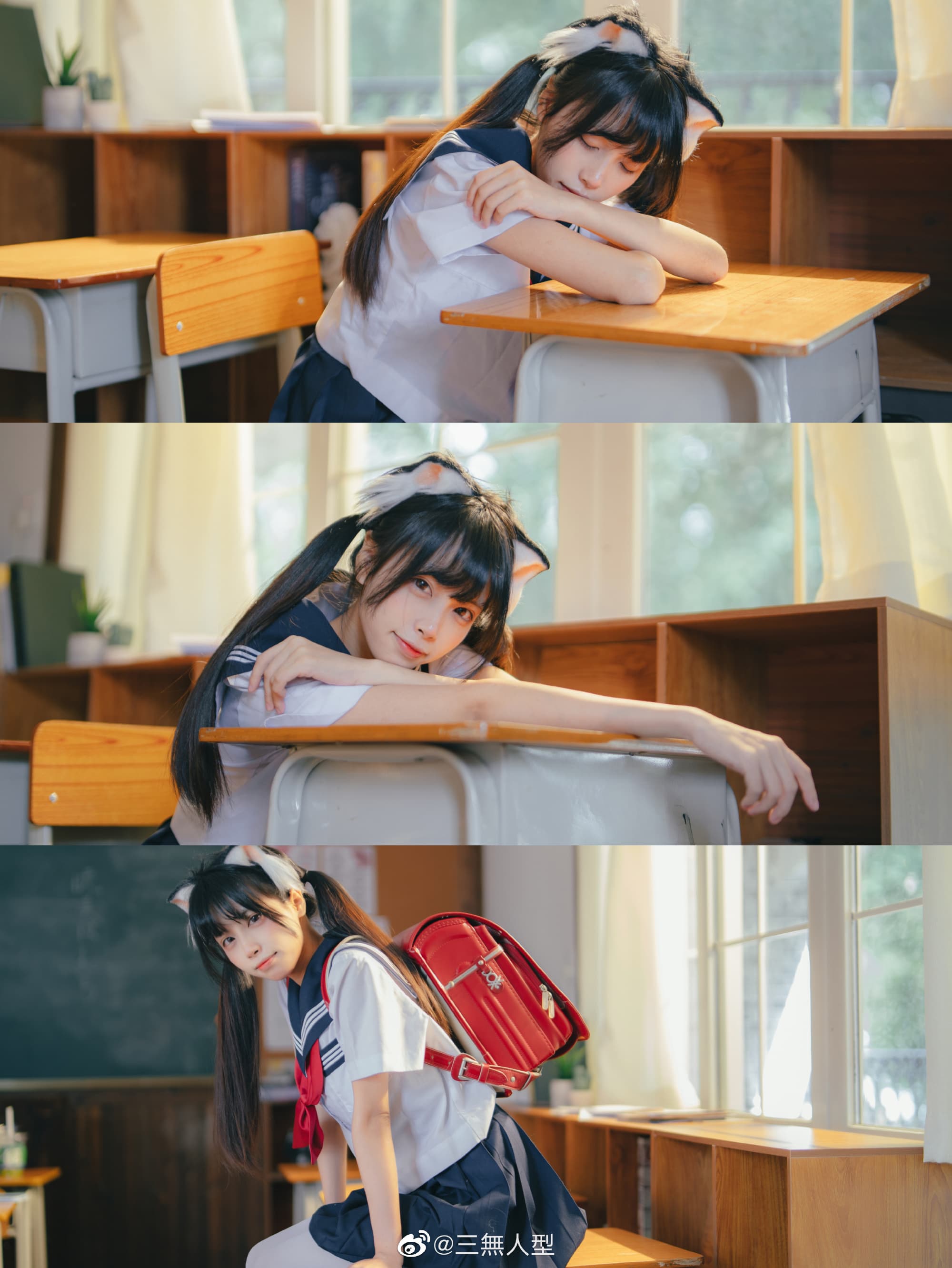 少女写真 如果可以的话 ，摸摸小猫的头吧 少女死库水@三無人型 摄影-第3张