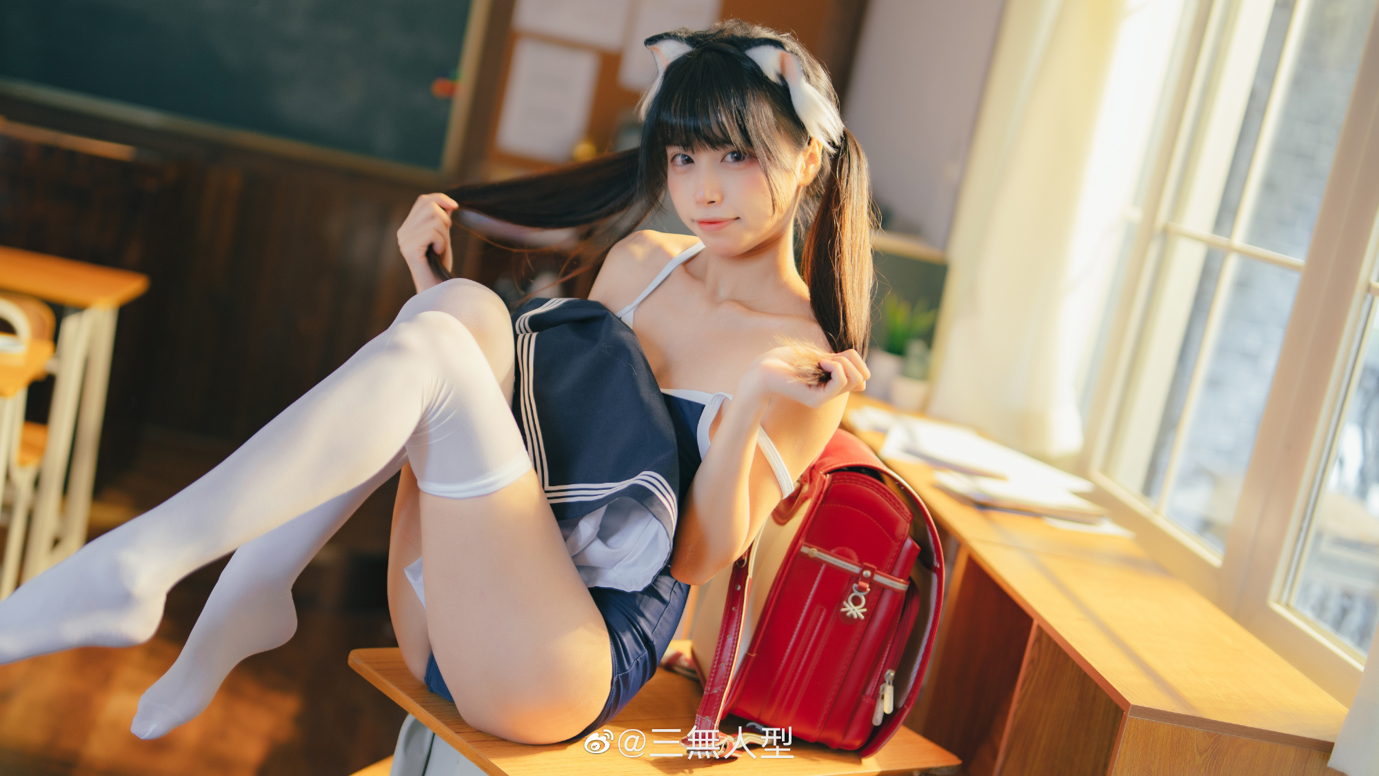 少女写真 如果可以的话 ，摸摸小猫的头吧 少女死库水@三無人型 摄影-第7张