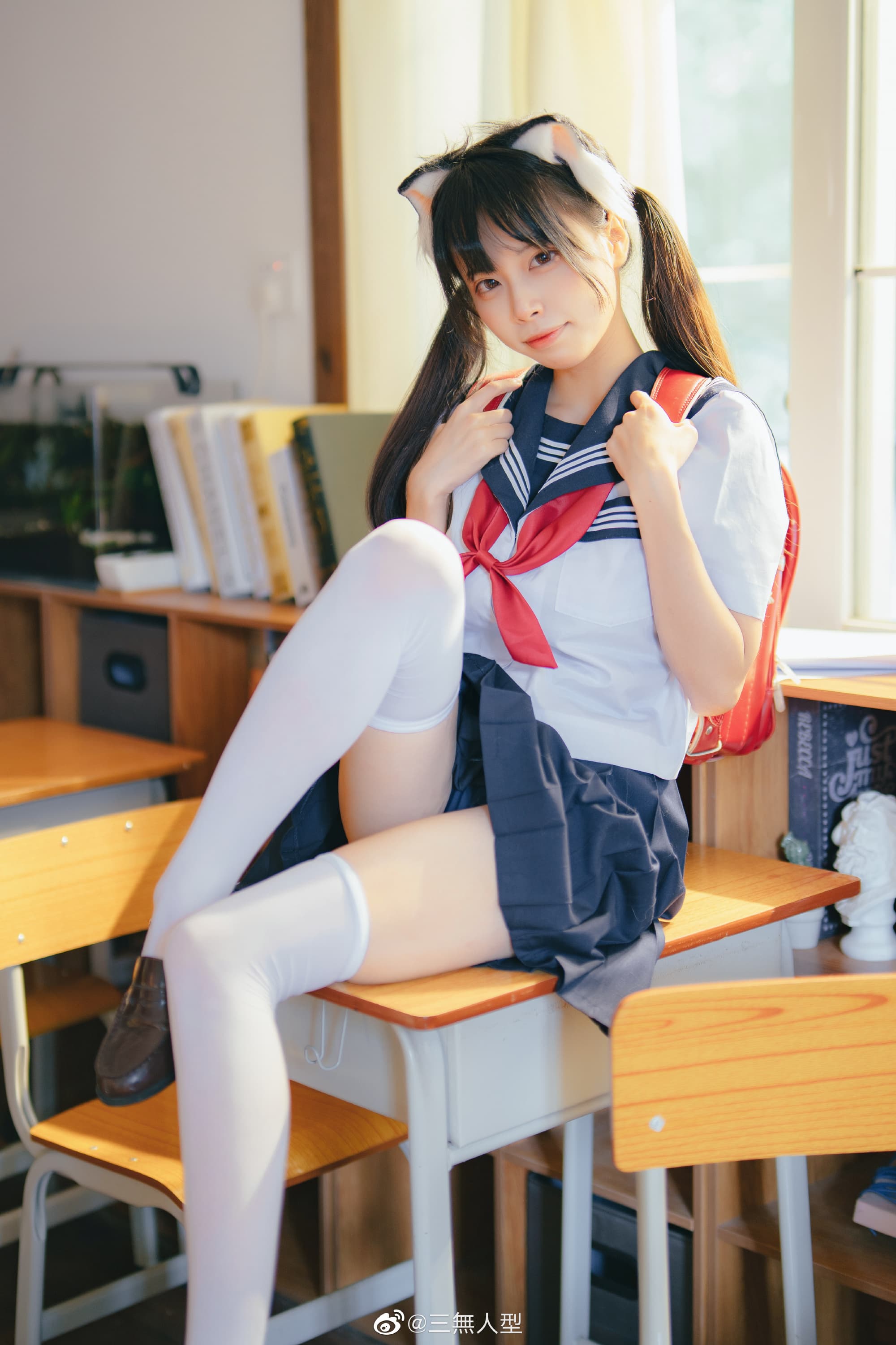 少女写真 如果可以的话 ，摸摸小猫的头吧 少女死库水@三無人型 摄影-第9张
