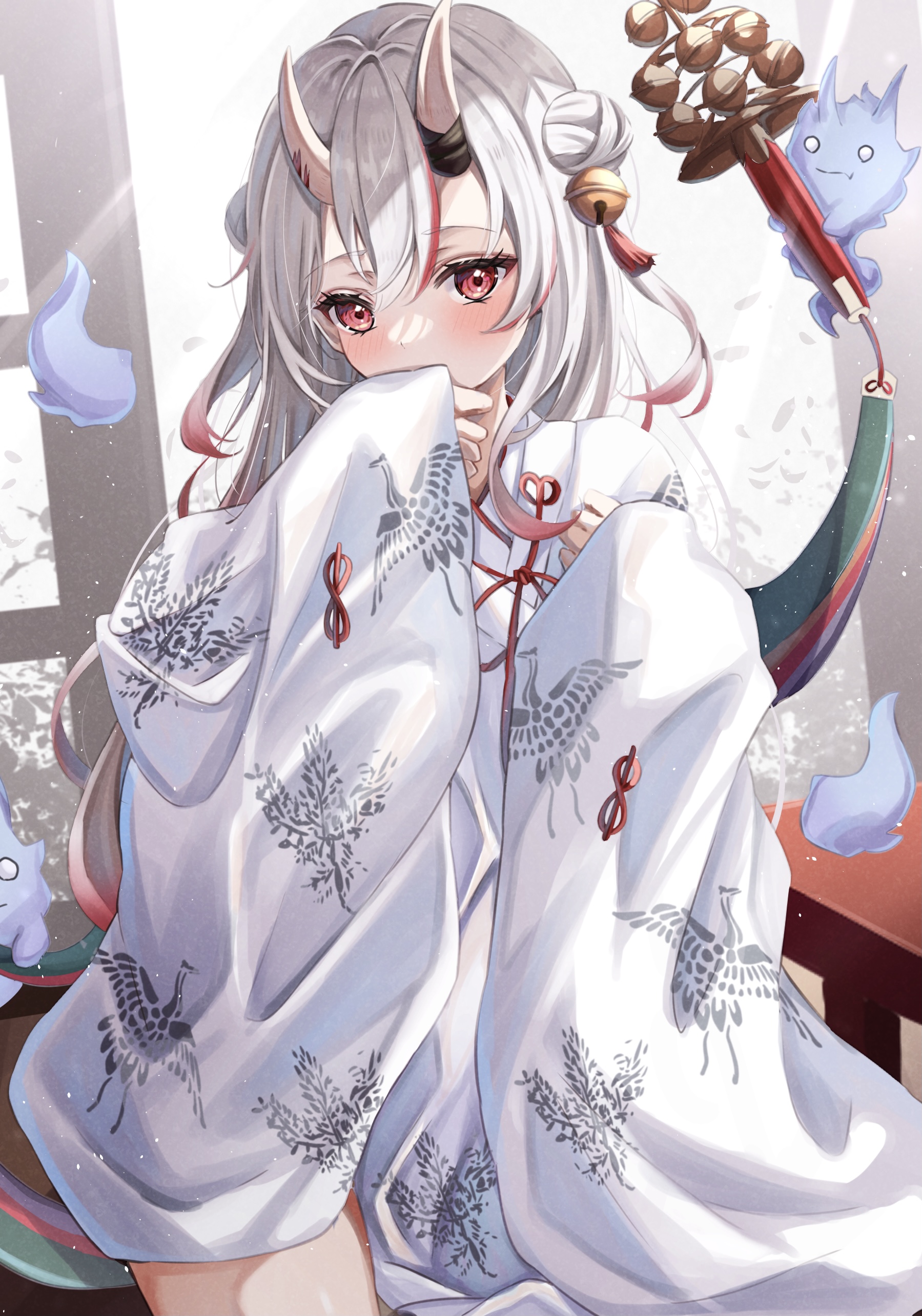 【插画美图】明日方舟 巫恋 瑕光  白毛兽耳 小豆泽心羽 今日插画热榜推荐 P站美图-第2张
