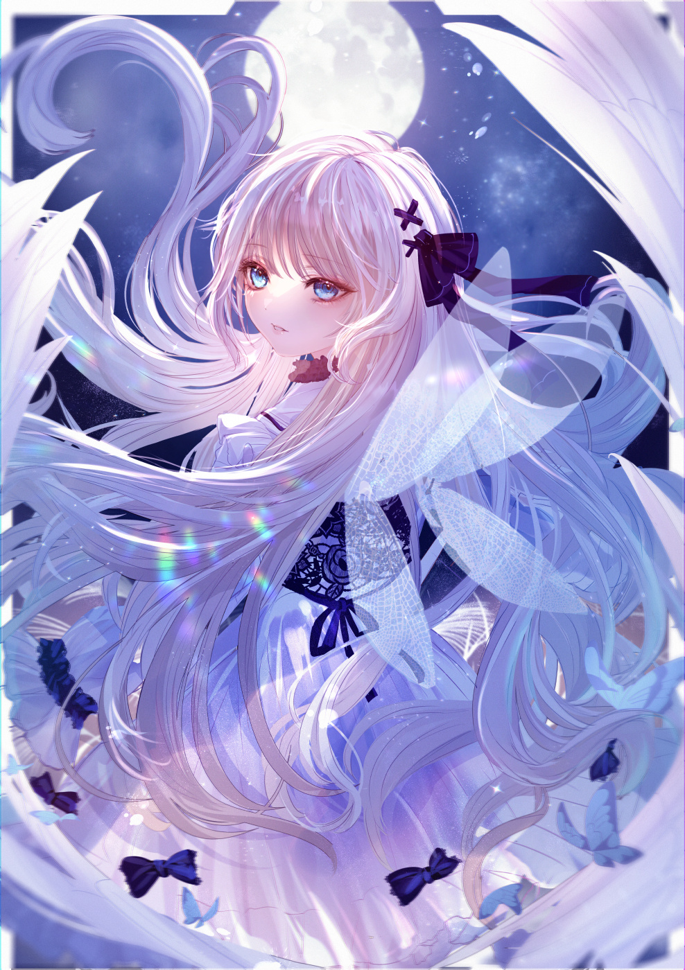 【插画美图】明日方舟 巫恋 瑕光  白毛兽耳 小豆泽心羽 今日插画热榜推荐 P站美图-第5张