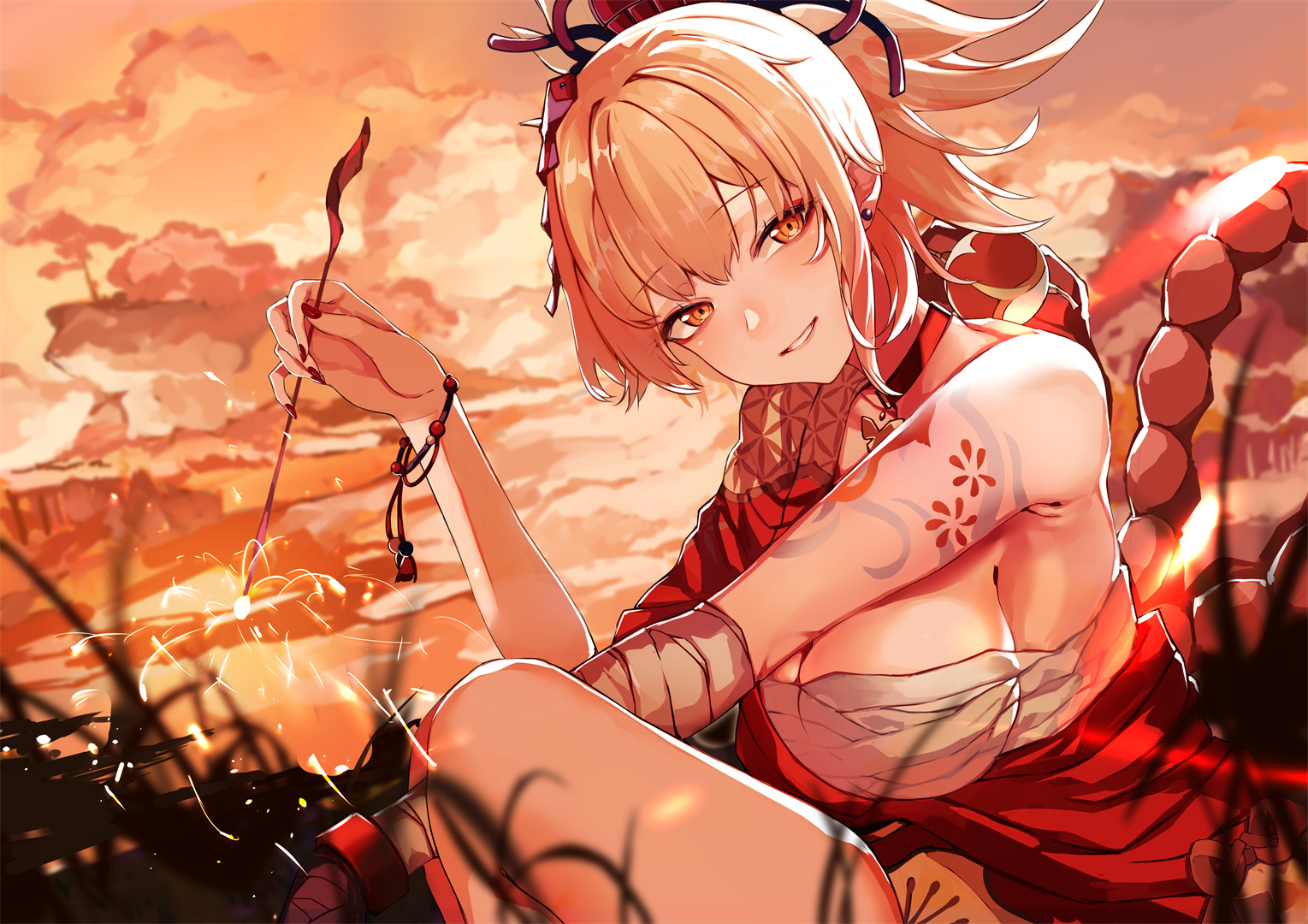 【插画美图】明日方舟 巫恋 瑕光  白毛兽耳 小豆泽心羽 今日插画热榜推荐 P站美图-第6张