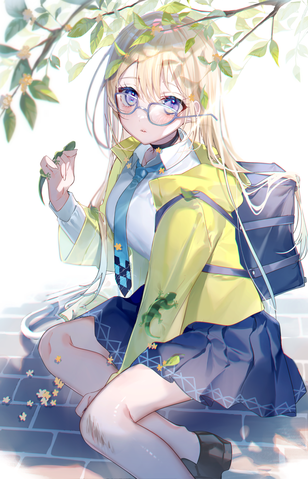 【插画美图】明日方舟 巫恋 瑕光  白毛兽耳 小豆泽心羽 今日插画热榜推荐 P站美图-第13张