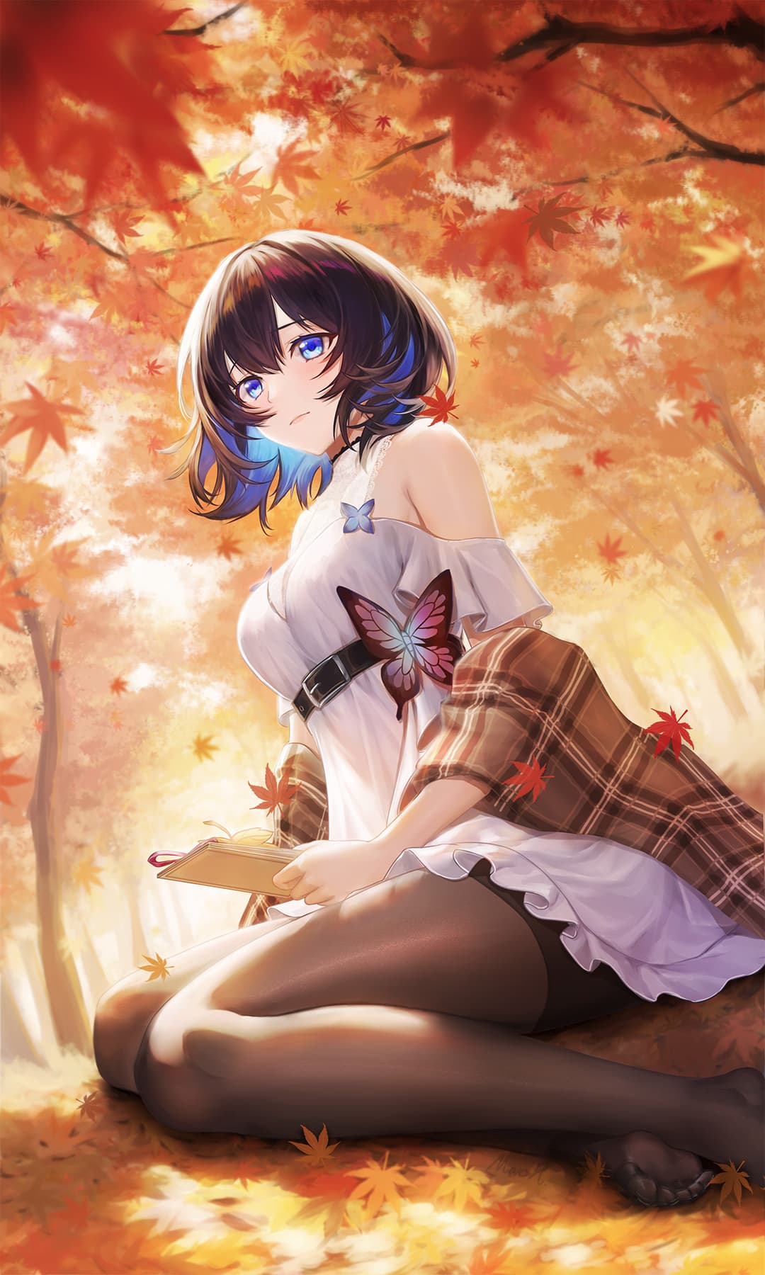 【插画美图】明日方舟 巫恋 瑕光  白毛兽耳 小豆泽心羽 今日插画热榜推荐 P站美图-第20张
