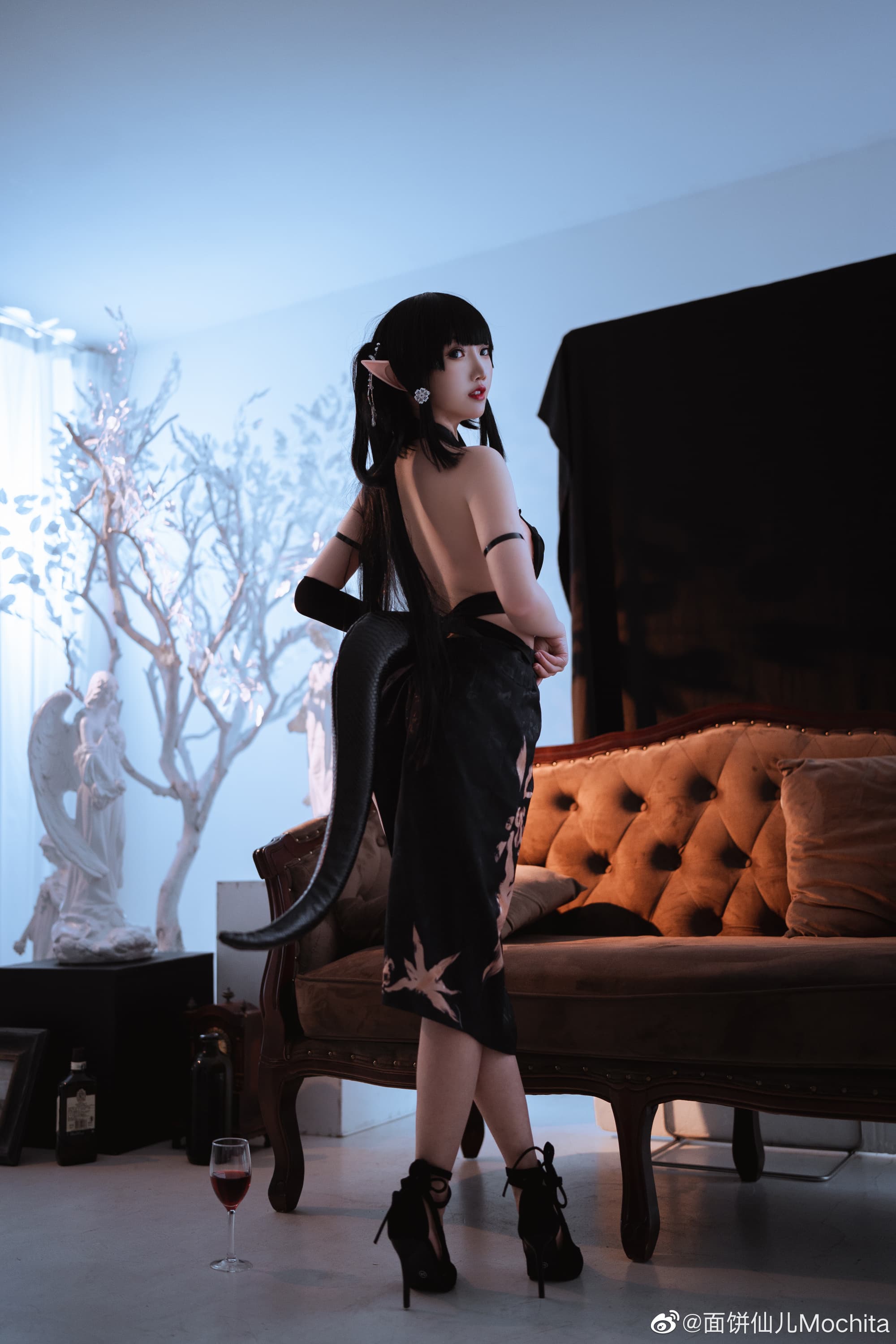 【COS】守夜冠军大蟒蛇  明日方舟 森蚺@面饼仙儿Mochita COSPLAY-第4张