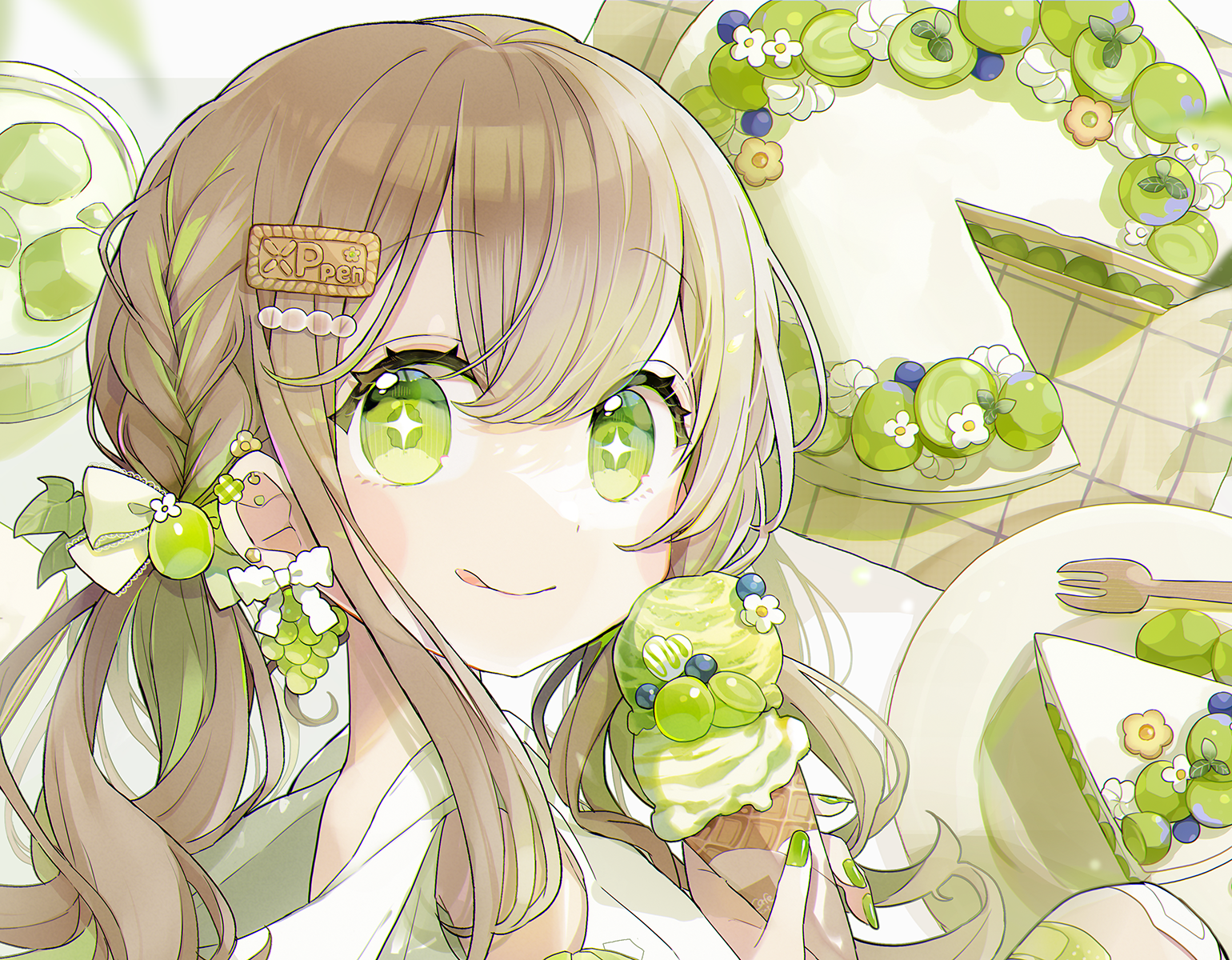 【插画美图】萌萌哒的小萝莉，把我的心都融化了 日本插画师ちょん＊的作品 P站画师-第2张
