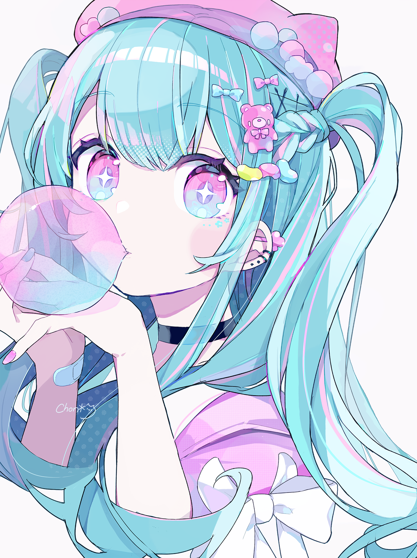 【插画美图】萌萌哒的小萝莉，把我的心都融化了 日本插画师ちょん＊的作品 P站画师-第3张