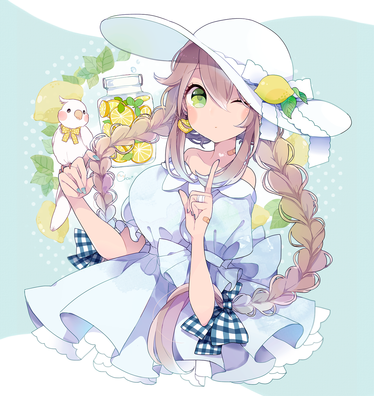 【插画美图】萌萌哒的小萝莉，把我的心都融化了 日本插画师ちょん＊的作品 P站画师-第5张