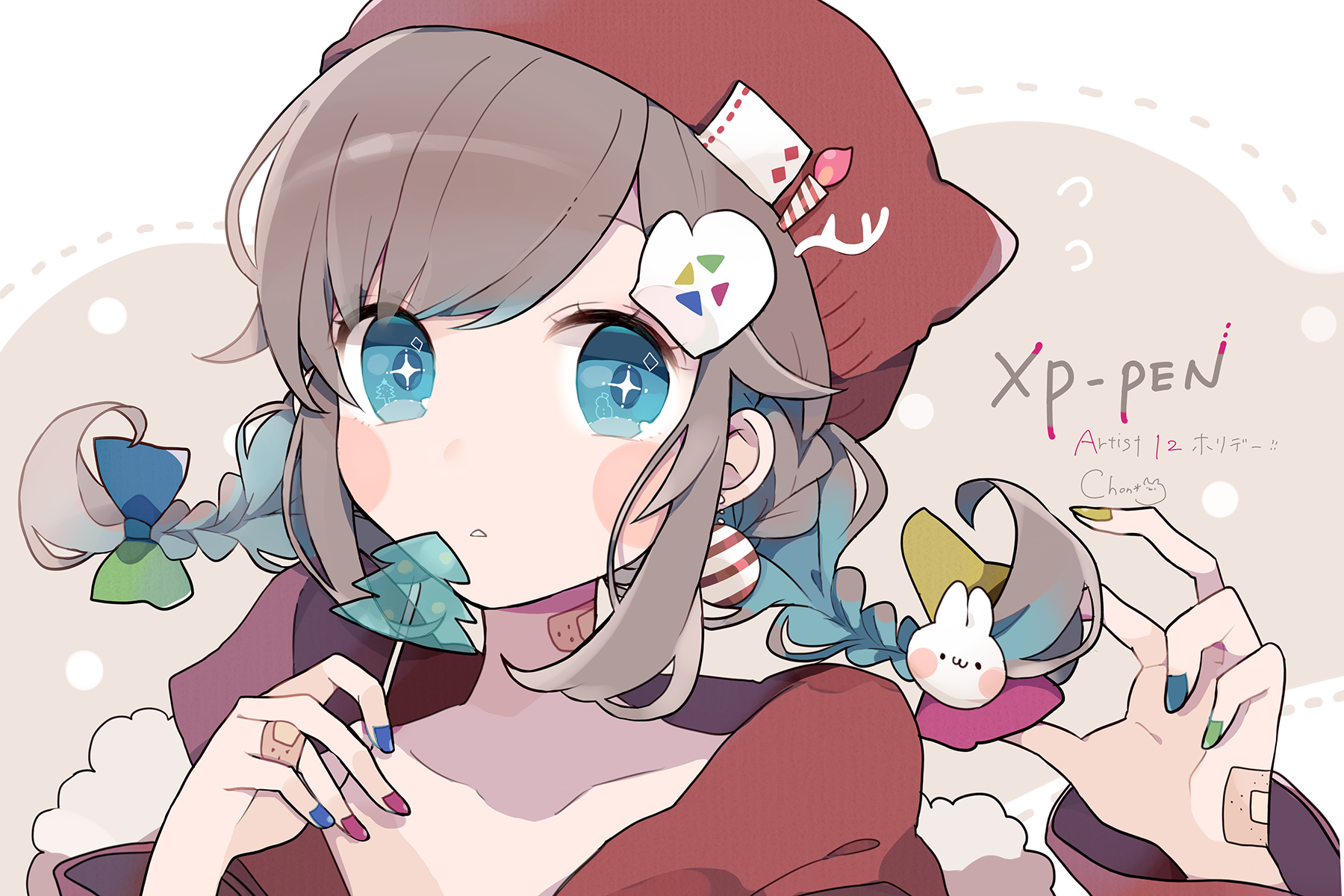 【插画美图】萌萌哒的小萝莉，把我的心都融化了 日本插画师ちょん＊的作品 P站画师-第7张