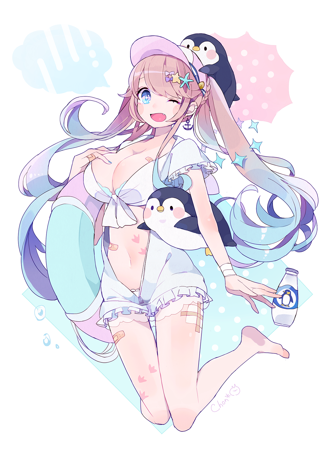【插画美图】萌萌哒的小萝莉，把我的心都融化了 日本插画师ちょん＊的作品 P站画师-第10张