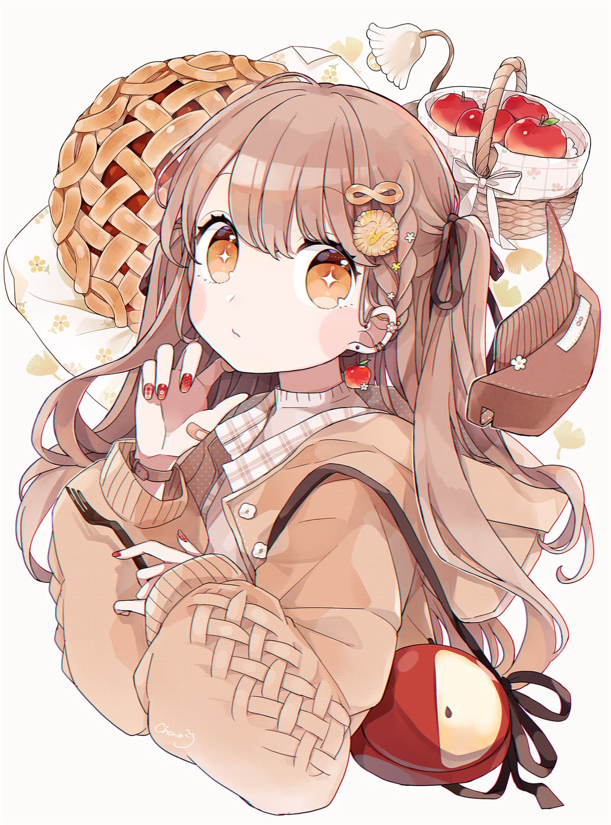 【插画美图】萌萌哒的小萝莉，把我的心都融化了 日本插画师ちょん＊的作品 P站画师-第12张