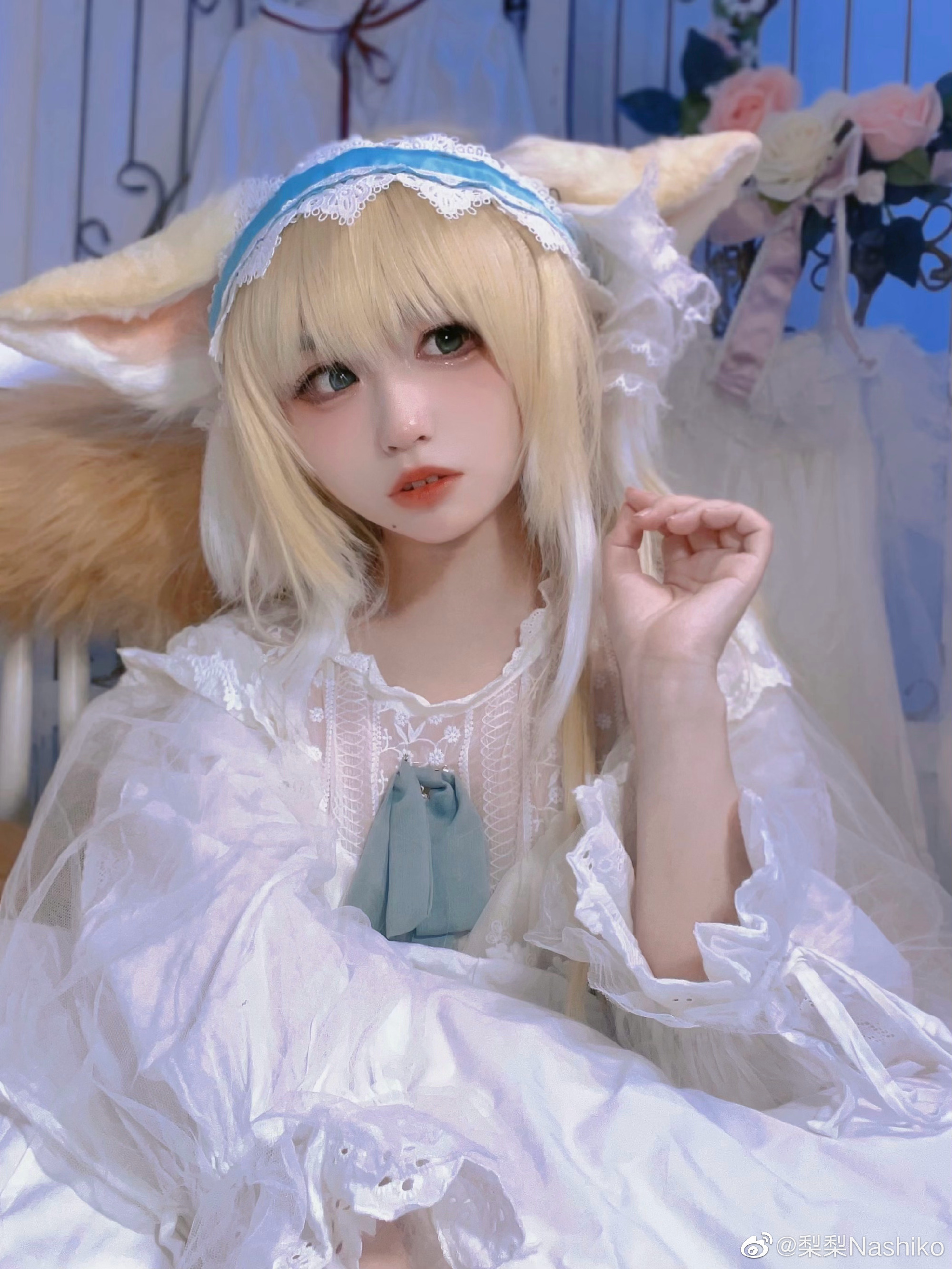 【COS】博士……唔！这是送给我、我的么？新衣服…喜欢！明日方舟 铃兰@梨梨Nashiko COSPLAY-第2张
