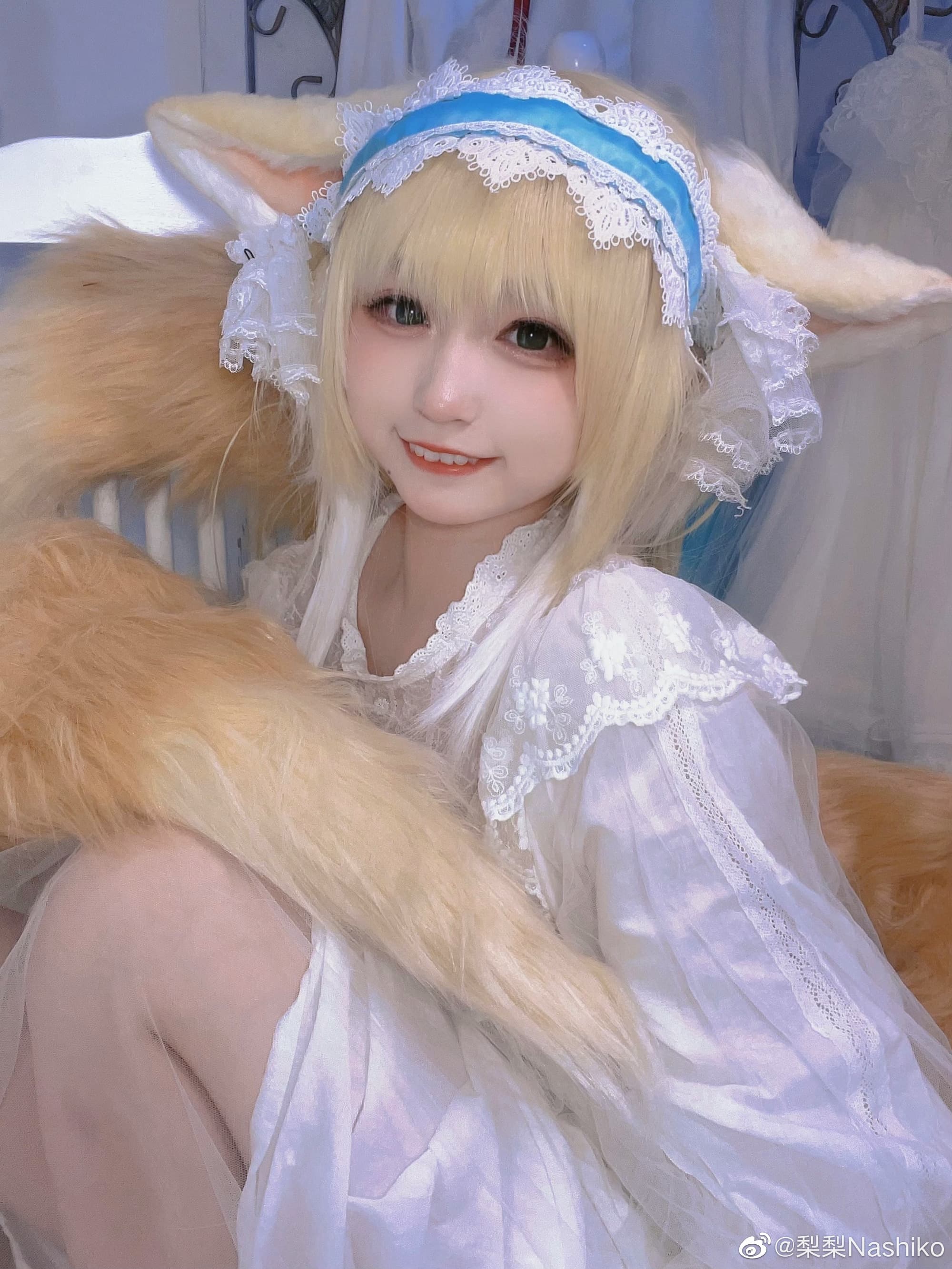 【COS】博士……唔！这是送给我、我的么？新衣服…喜欢！明日方舟 铃兰@梨梨Nashiko COSPLAY-第11张