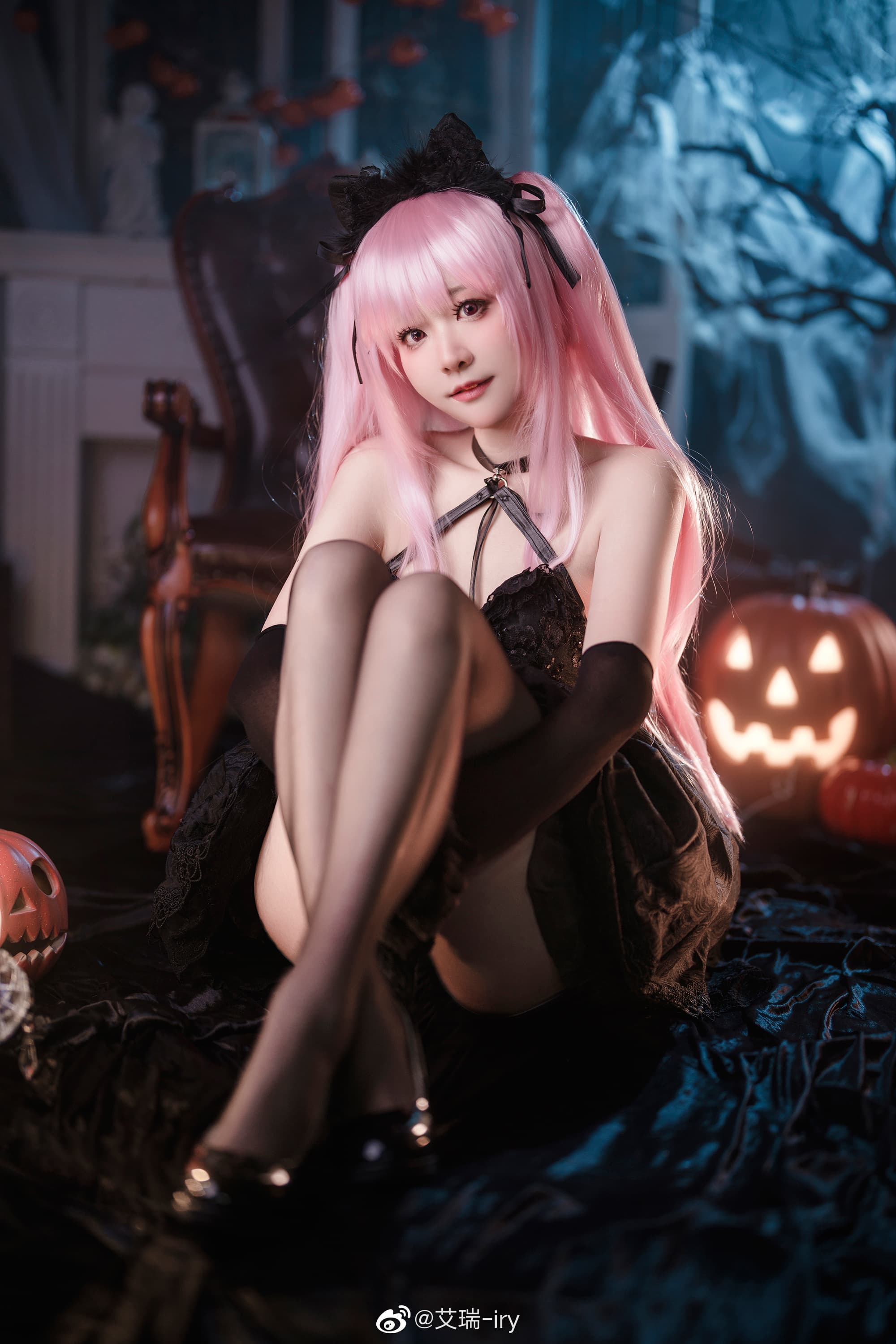 【COS】碧蓝航线 「黑猫与南瓜之夜」拉·加利索尼埃🎃@艾瑞-iry COSPLAY-第2张