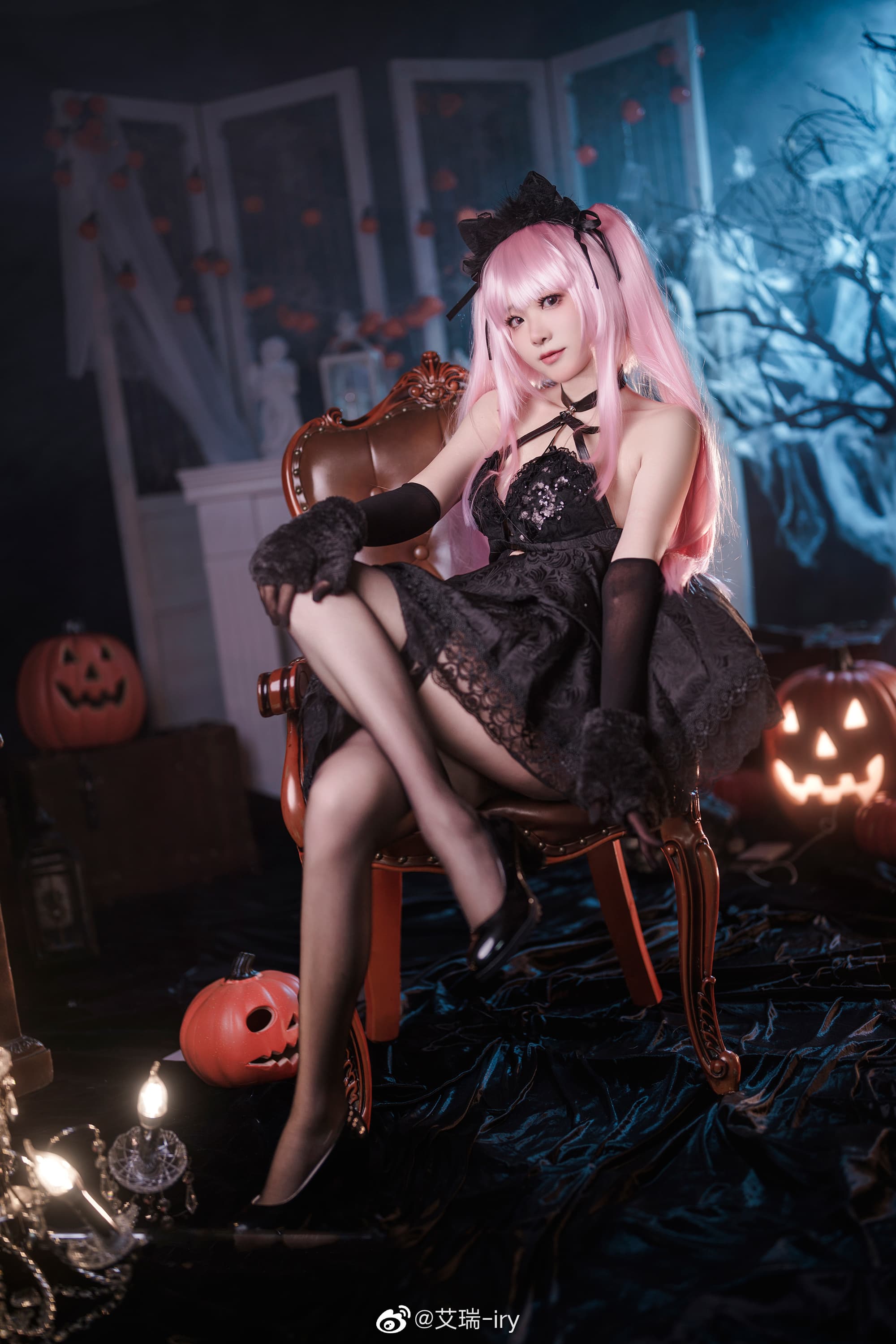 【COS】碧蓝航线 「黑猫与南瓜之夜」拉·加利索尼埃🎃@艾瑞-iry COSPLAY-第3张