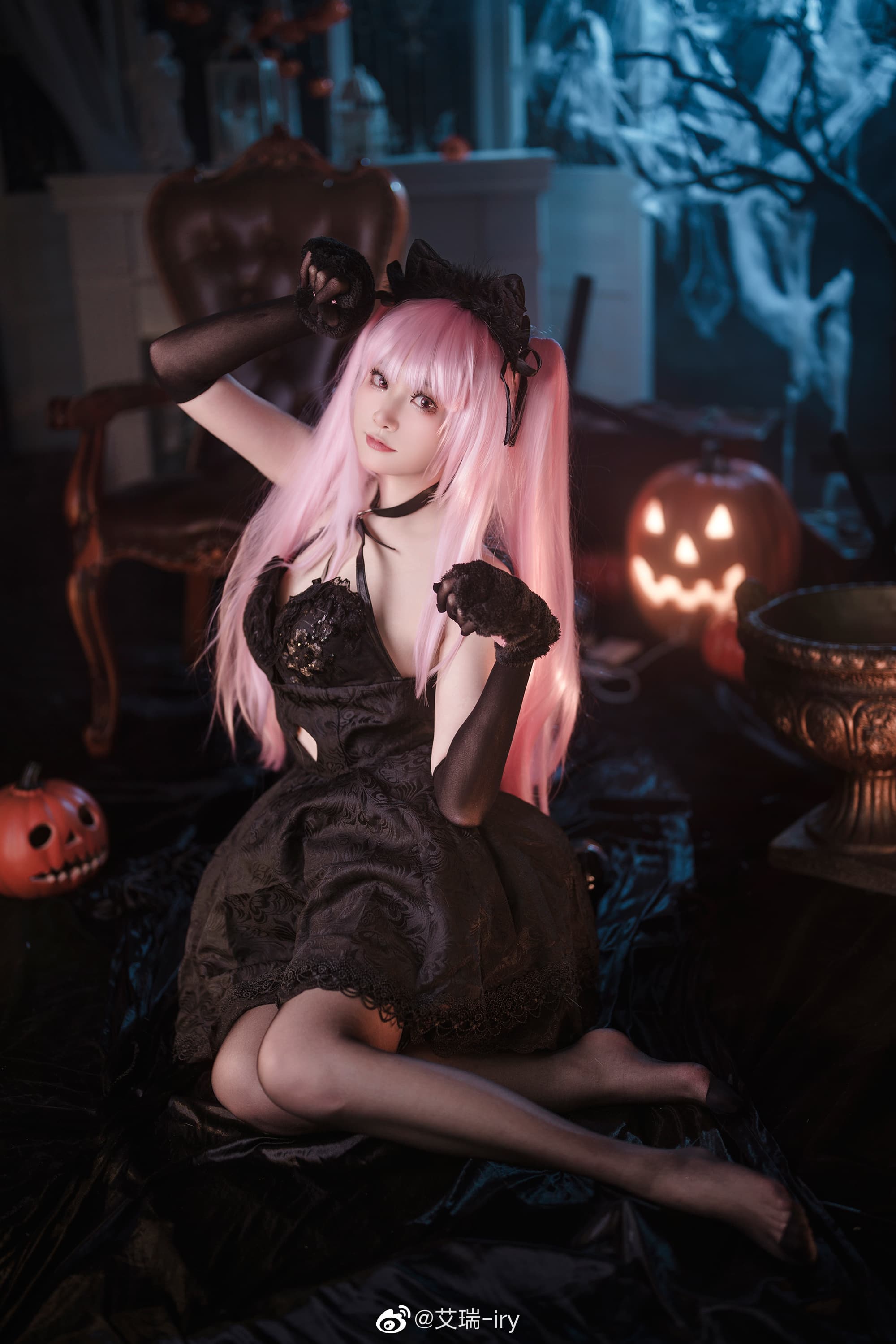 【COS】碧蓝航线 「黑猫与南瓜之夜」拉·加利索尼埃🎃@艾瑞-iry COSPLAY-第4张