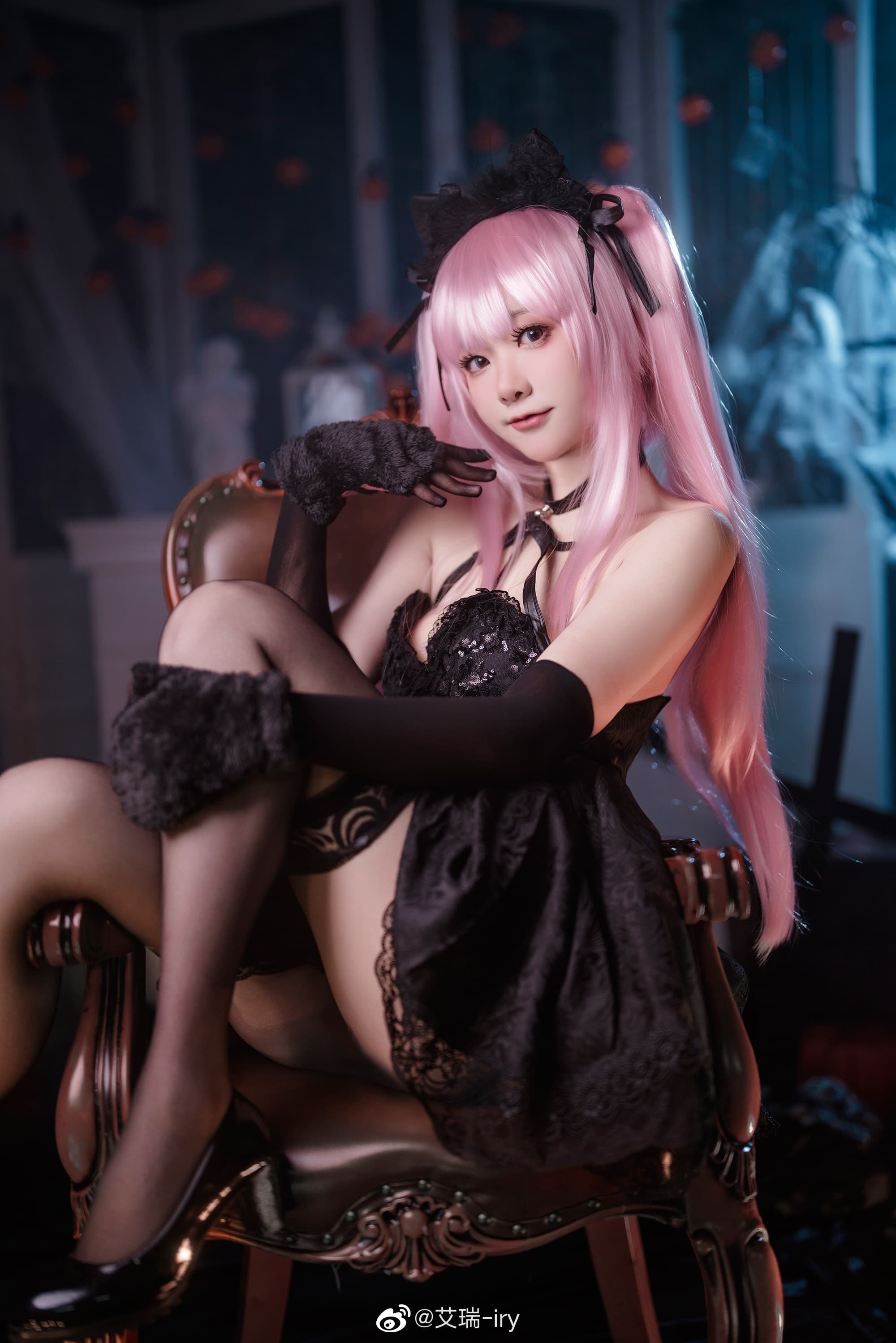 【COS】碧蓝航线 「黑猫与南瓜之夜」拉·加利索尼埃🎃@艾瑞-iry COSPLAY-第6张