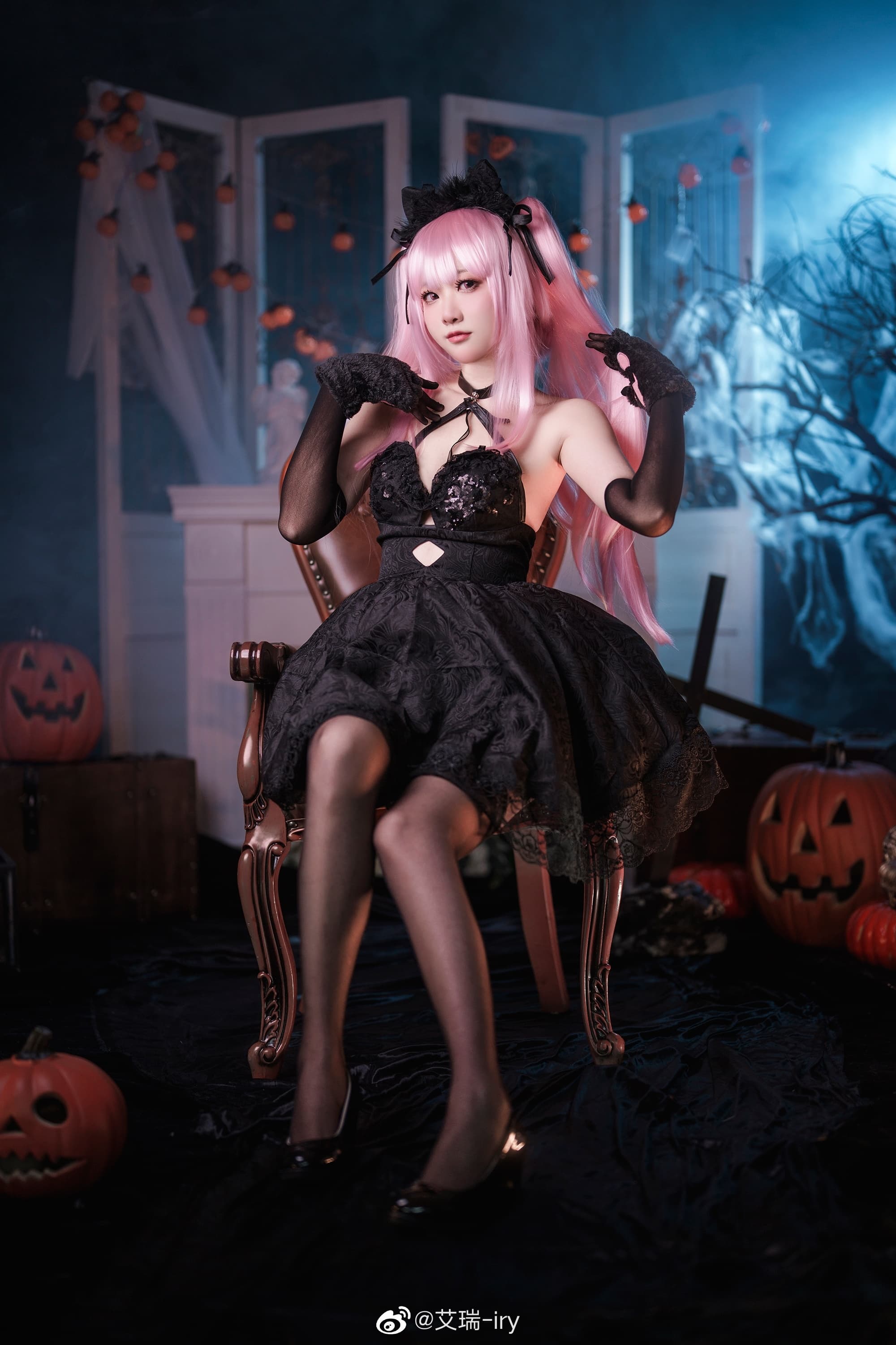 【COS】碧蓝航线 「黑猫与南瓜之夜」拉·加利索尼埃🎃@艾瑞-iry COSPLAY-第7张