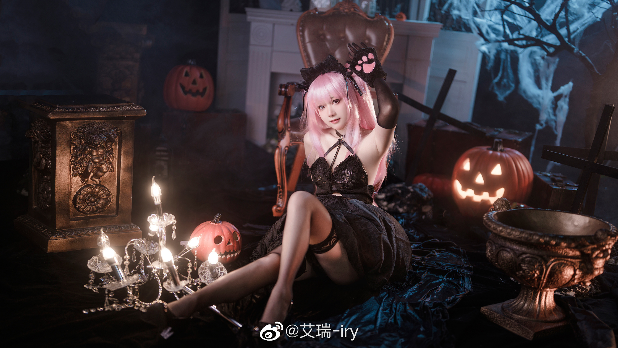 【COS】碧蓝航线 「黑猫与南瓜之夜」拉·加利索尼埃🎃@艾瑞-iry COSPLAY-第8张