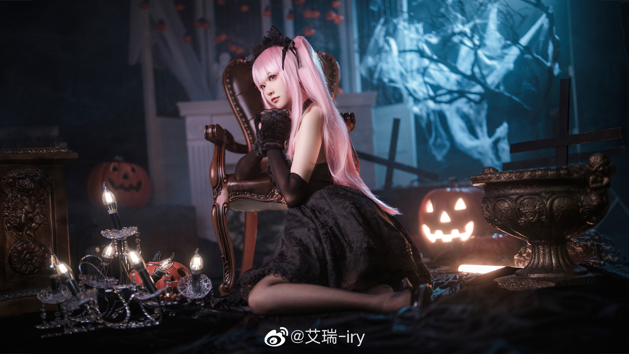 【COS】碧蓝航线 「黑猫与南瓜之夜」拉·加利索尼埃🎃@艾瑞-iry COSPLAY-第9张
