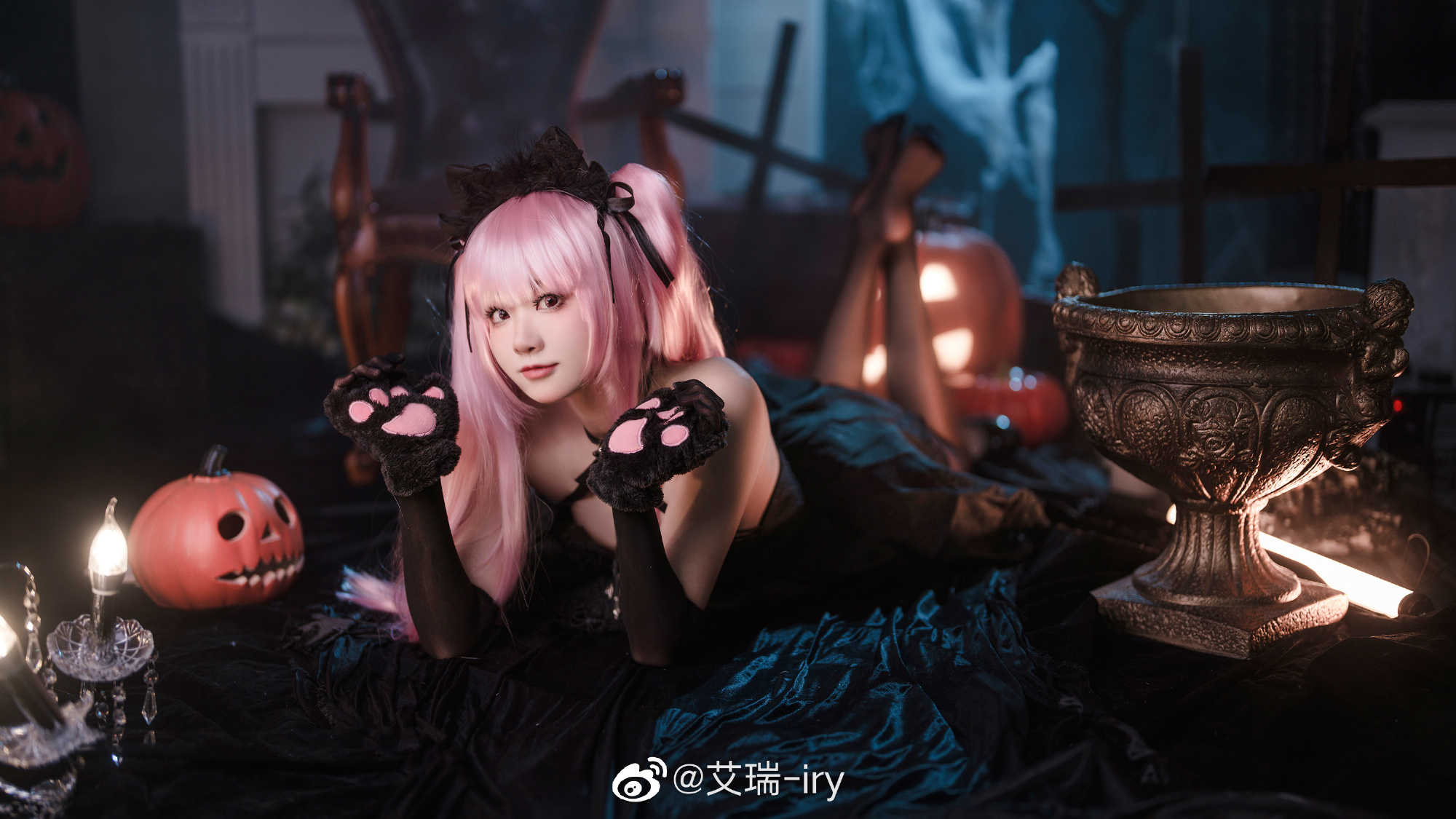 【COS】碧蓝航线 「黑猫与南瓜之夜」拉·加利索尼埃🎃@艾瑞-iry COSPLAY-第10张