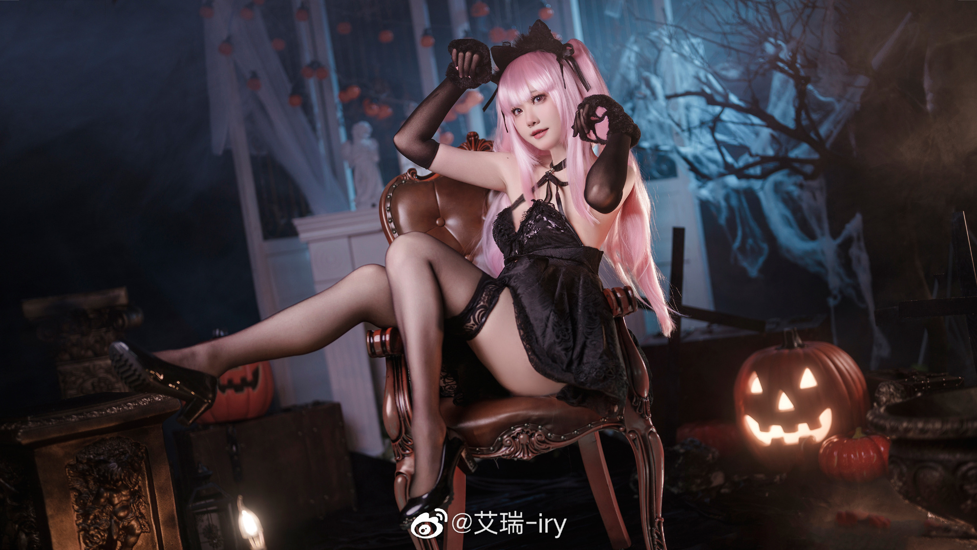 【COS】碧蓝航线 「黑猫与南瓜之夜」拉·加利索尼埃🎃@艾瑞-iry COSPLAY-第11张