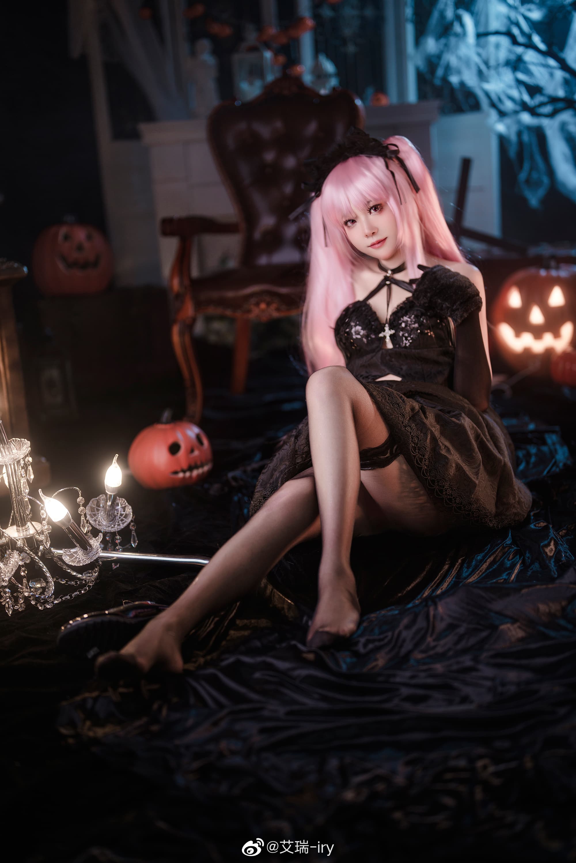【COS】碧蓝航线 「黑猫与南瓜之夜」拉·加利索尼埃🎃@艾瑞-iry COSPLAY-第12张