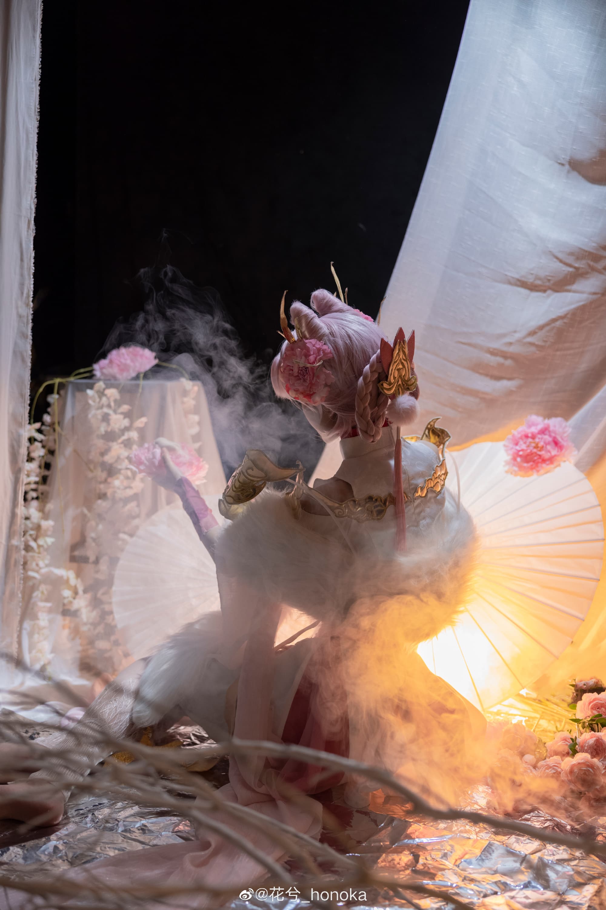 【COS】拒霜有信，归梦无凭 王者荣耀 嫦娥@花兮_honoka COSPLAY-第10张