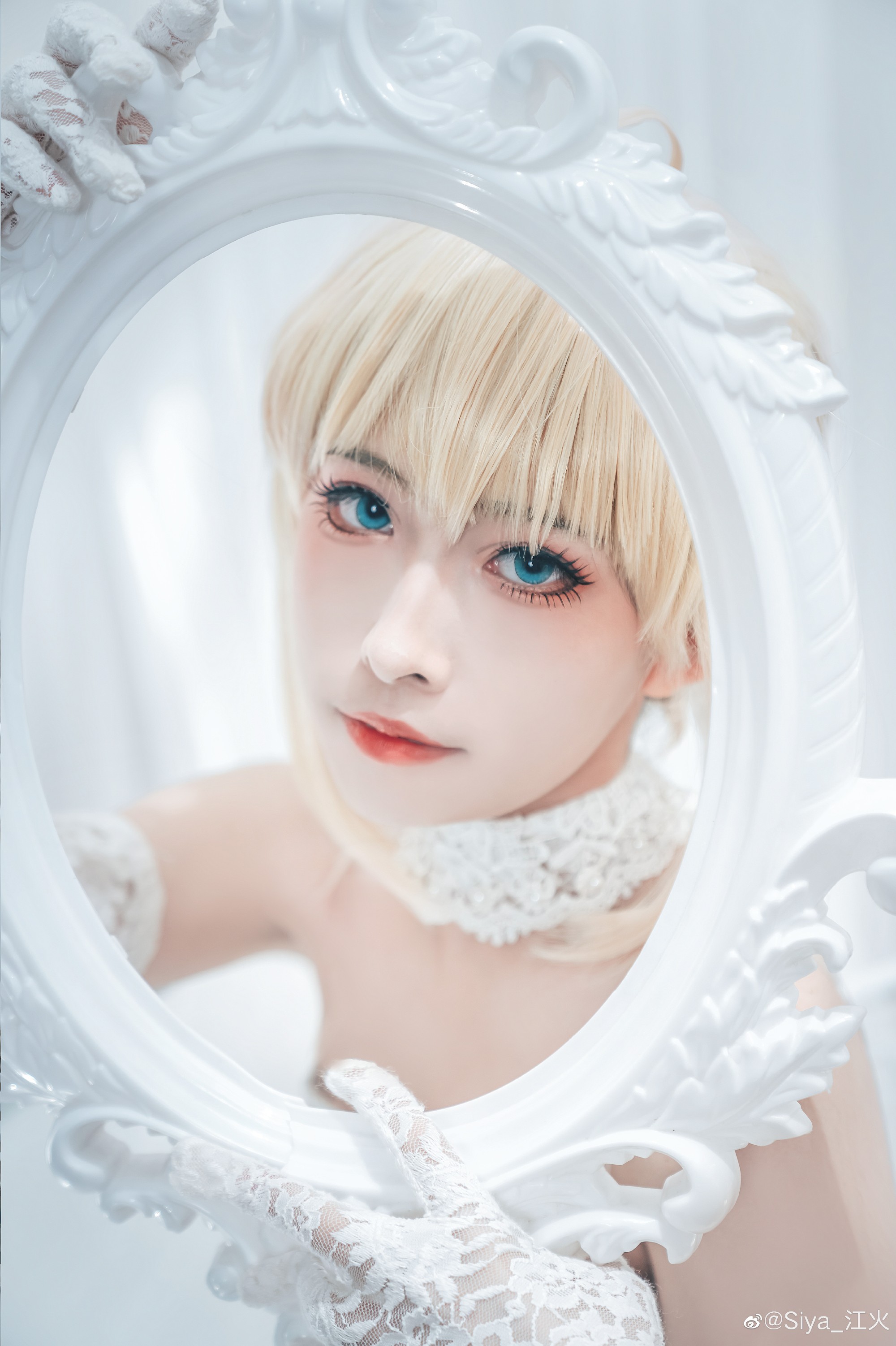 【COS】此后吾之剑与汝同在，汝之命运与吾共存。saber 阿尔托莉雅五周年礼服@Siya_江火 COSPLAY-第9张