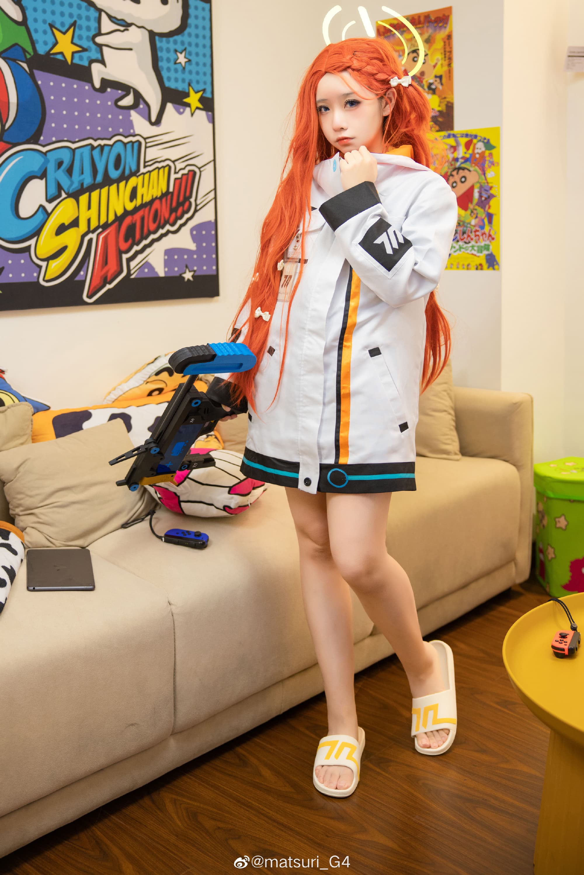 【COS】碧蓝档案 花冈柚子@matsuri_G4 COSPLAY-第1张