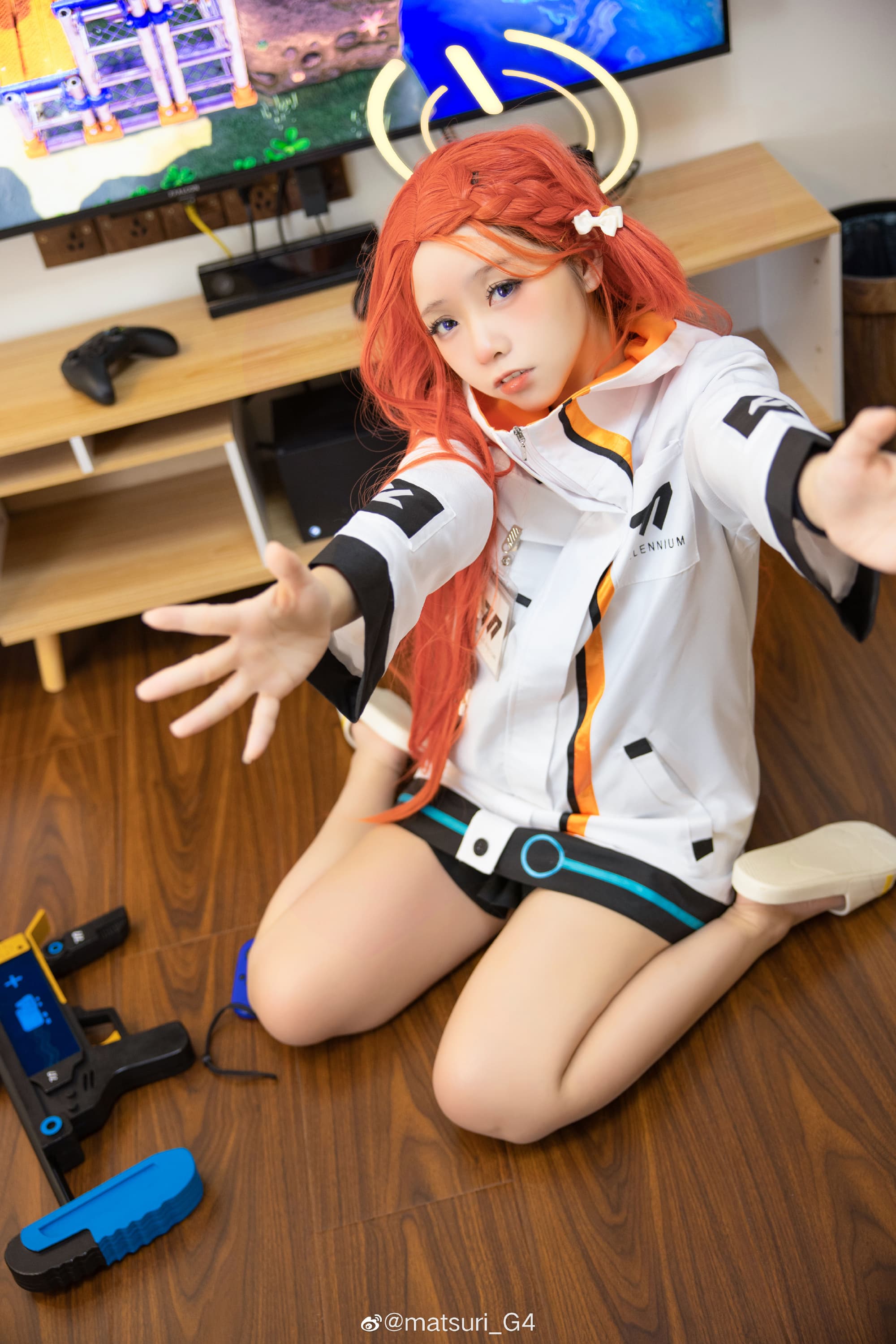 【COS】碧蓝档案 花冈柚子@matsuri_G4 COSPLAY-第2张