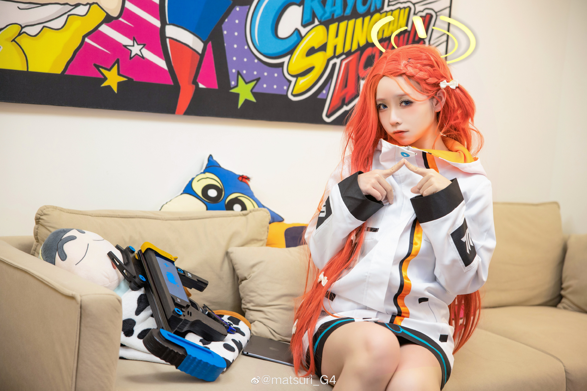 【COS】碧蓝档案 花冈柚子@matsuri_G4 COSPLAY-第6张