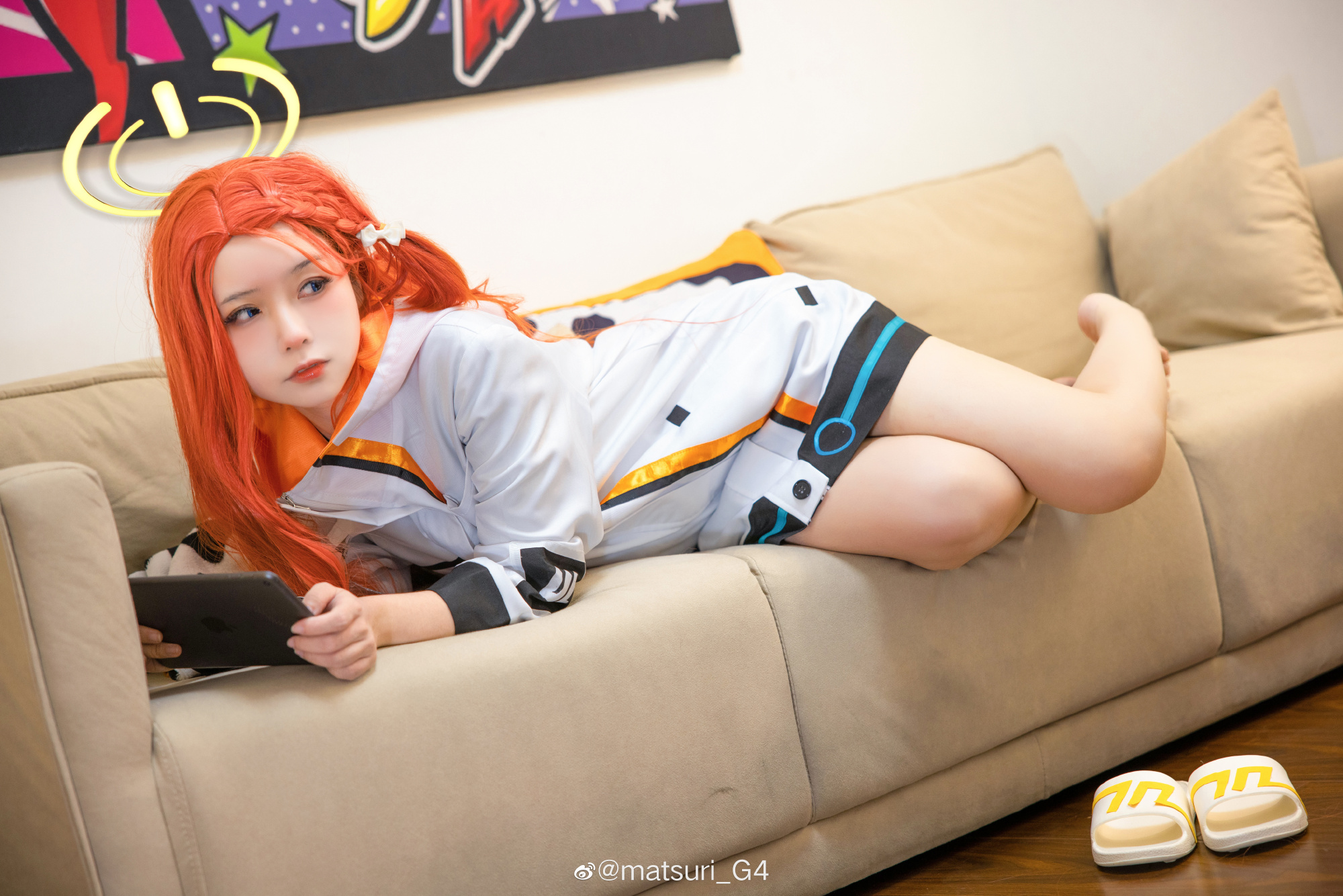 【COS】碧蓝档案 花冈柚子@matsuri_G4 COSPLAY-第7张