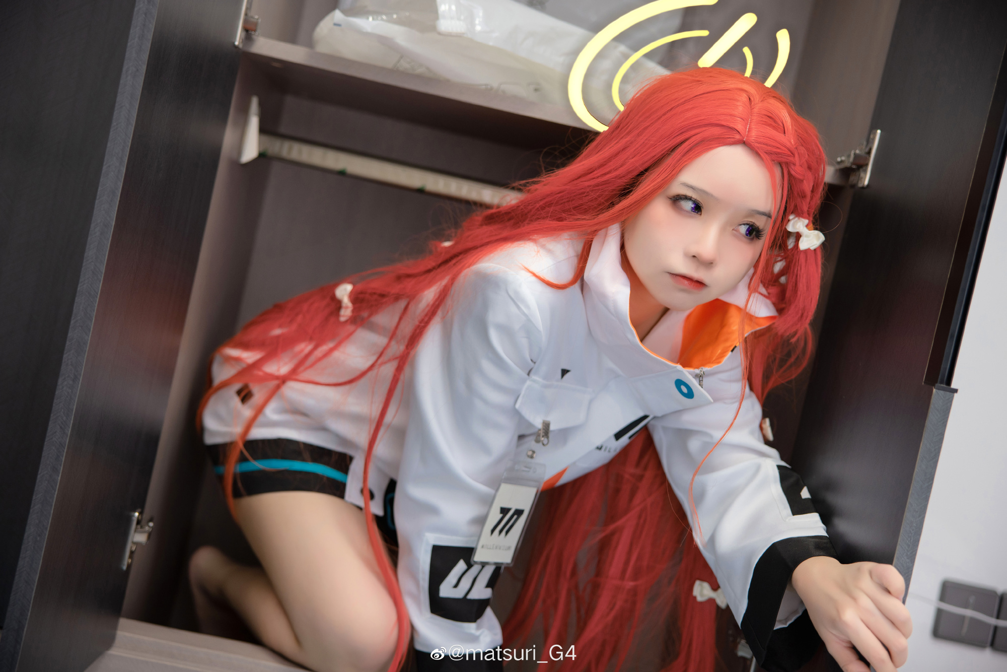 【COS】碧蓝档案 花冈柚子@matsuri_G4 COSPLAY-第9张