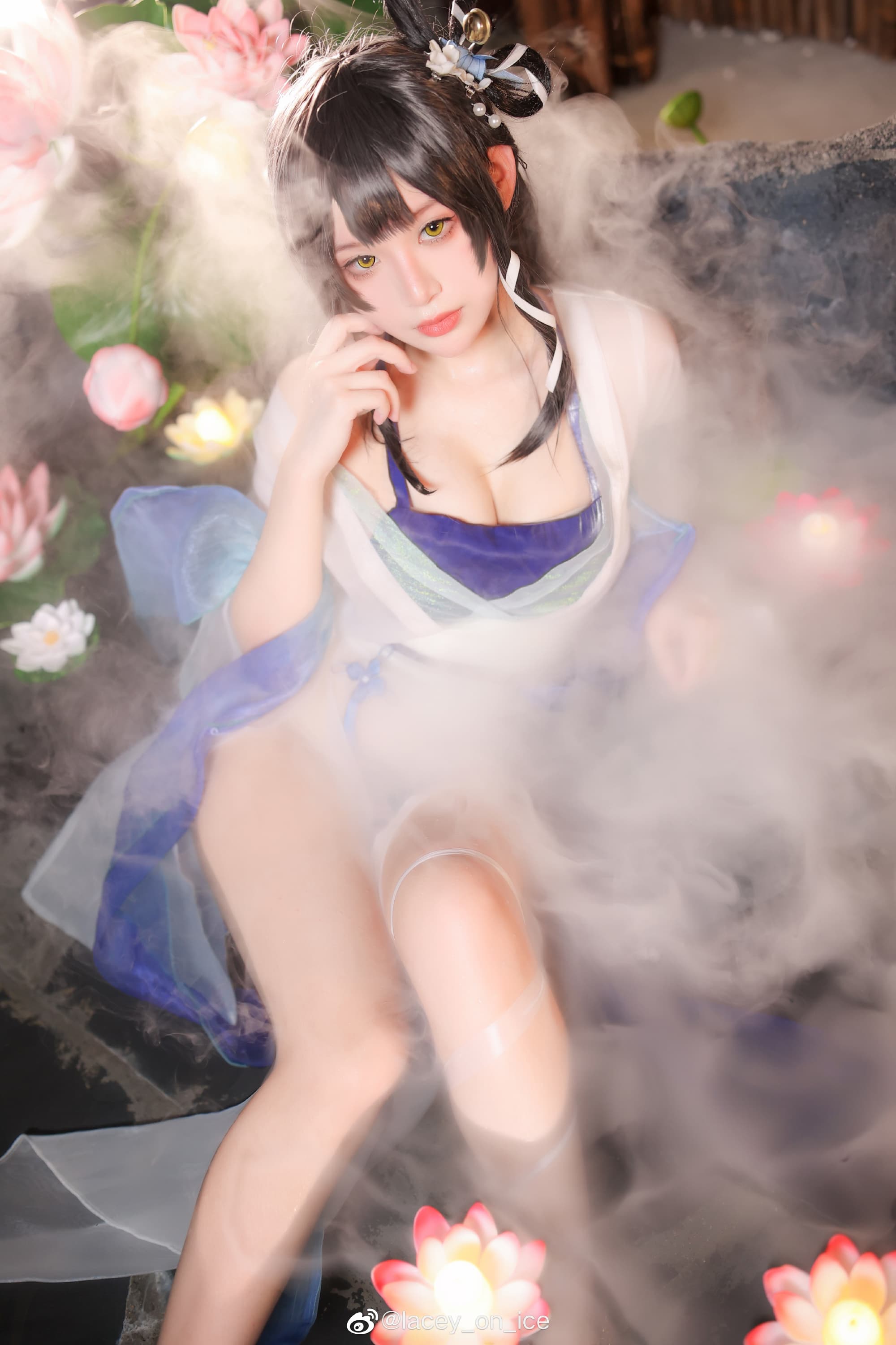 少女前线 素白濯清涟🎃95式cos万圣节皮肤🎃@lacey_on_ice COSPLAY-第3张