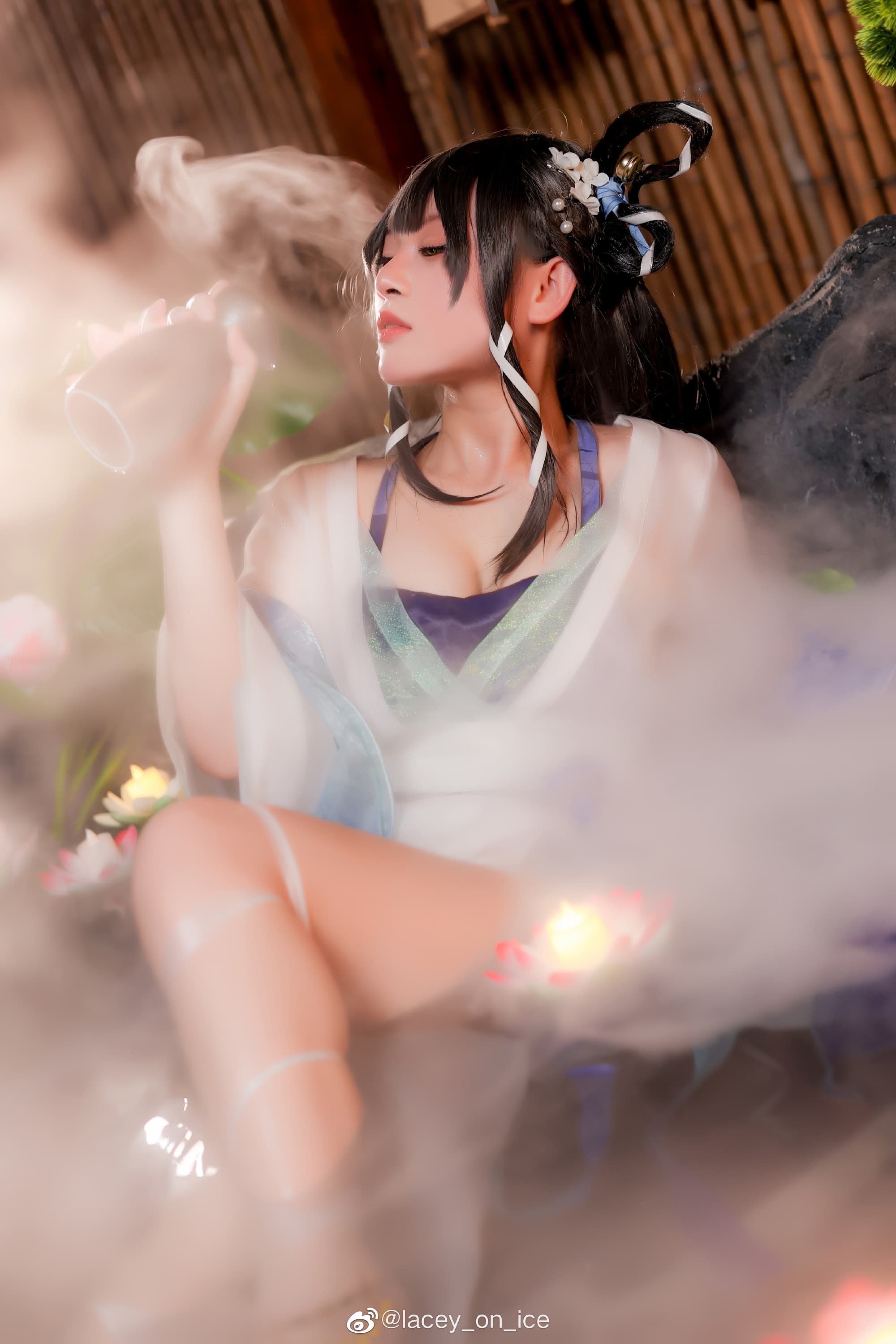 少女前线 素白濯清涟🎃95式cos万圣节皮肤🎃@lacey_on_ice COSPLAY-第4张