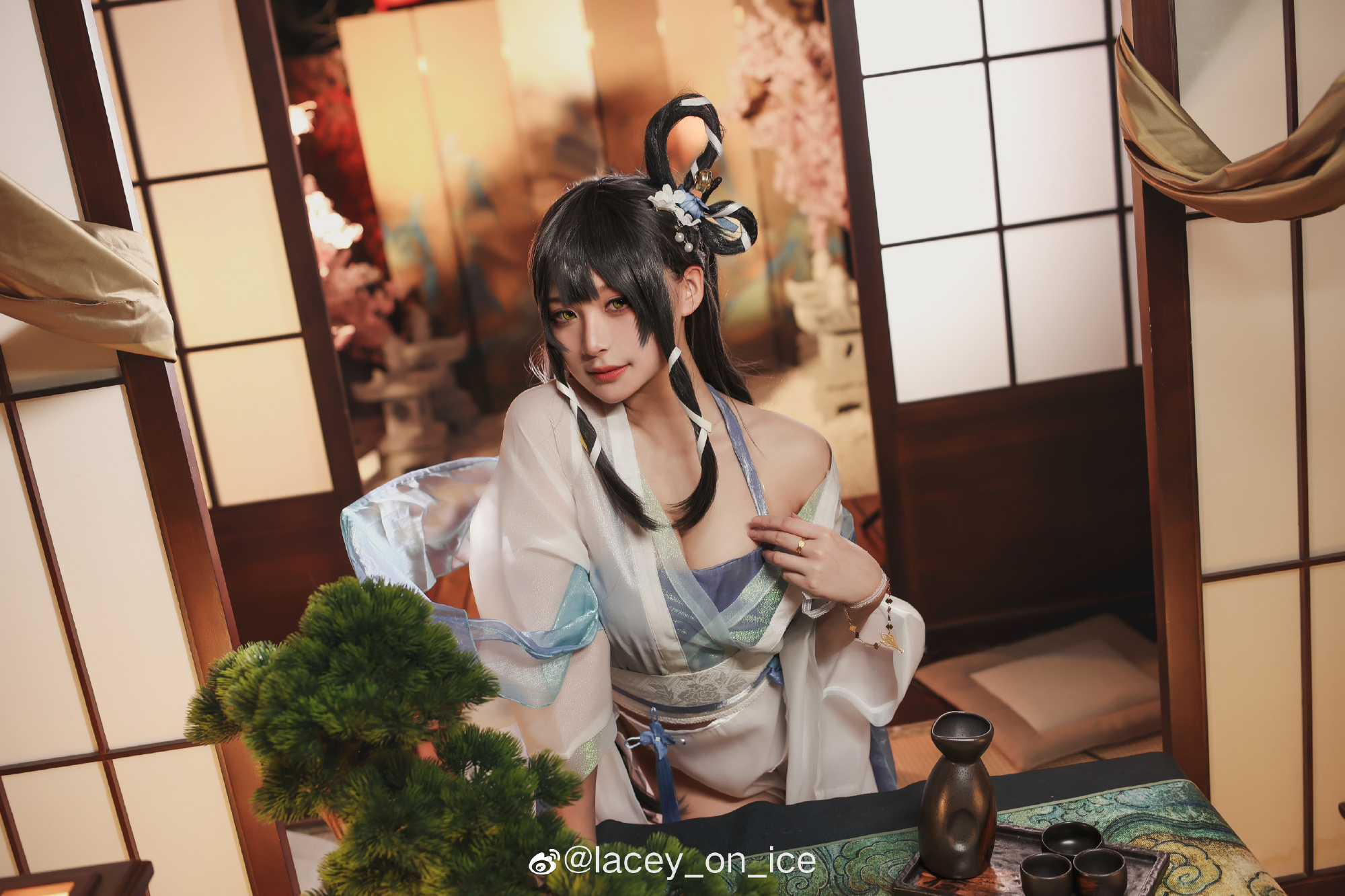 少女前线 素白濯清涟🎃95式cos万圣节皮肤🎃@lacey_on_ice COSPLAY-第9张