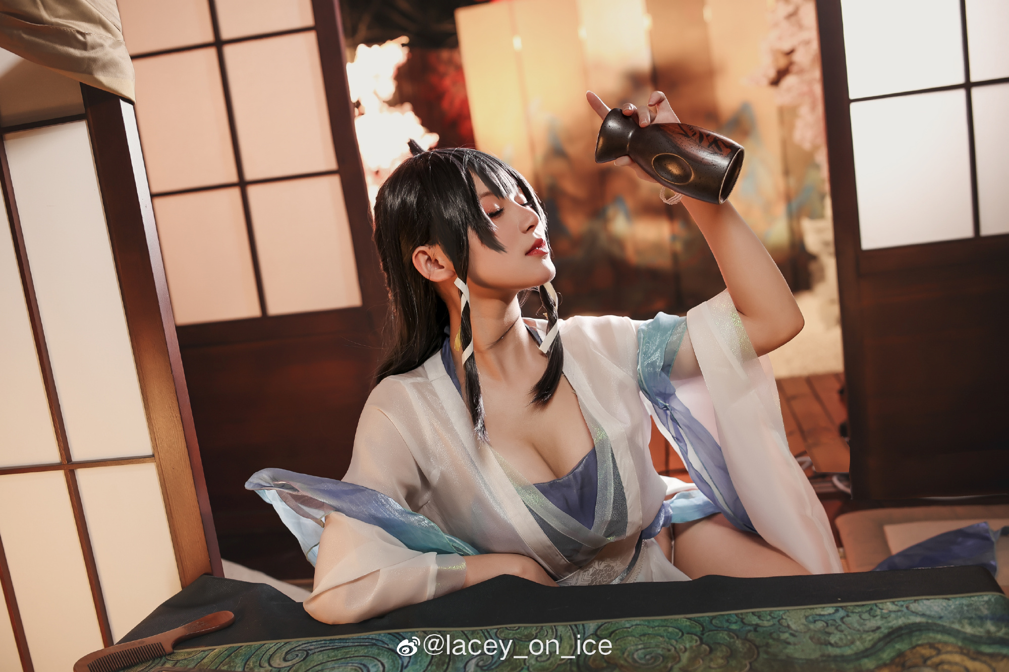 少女前线 素白濯清涟🎃95式cos万圣节皮肤🎃@lacey_on_ice COSPLAY-第11张