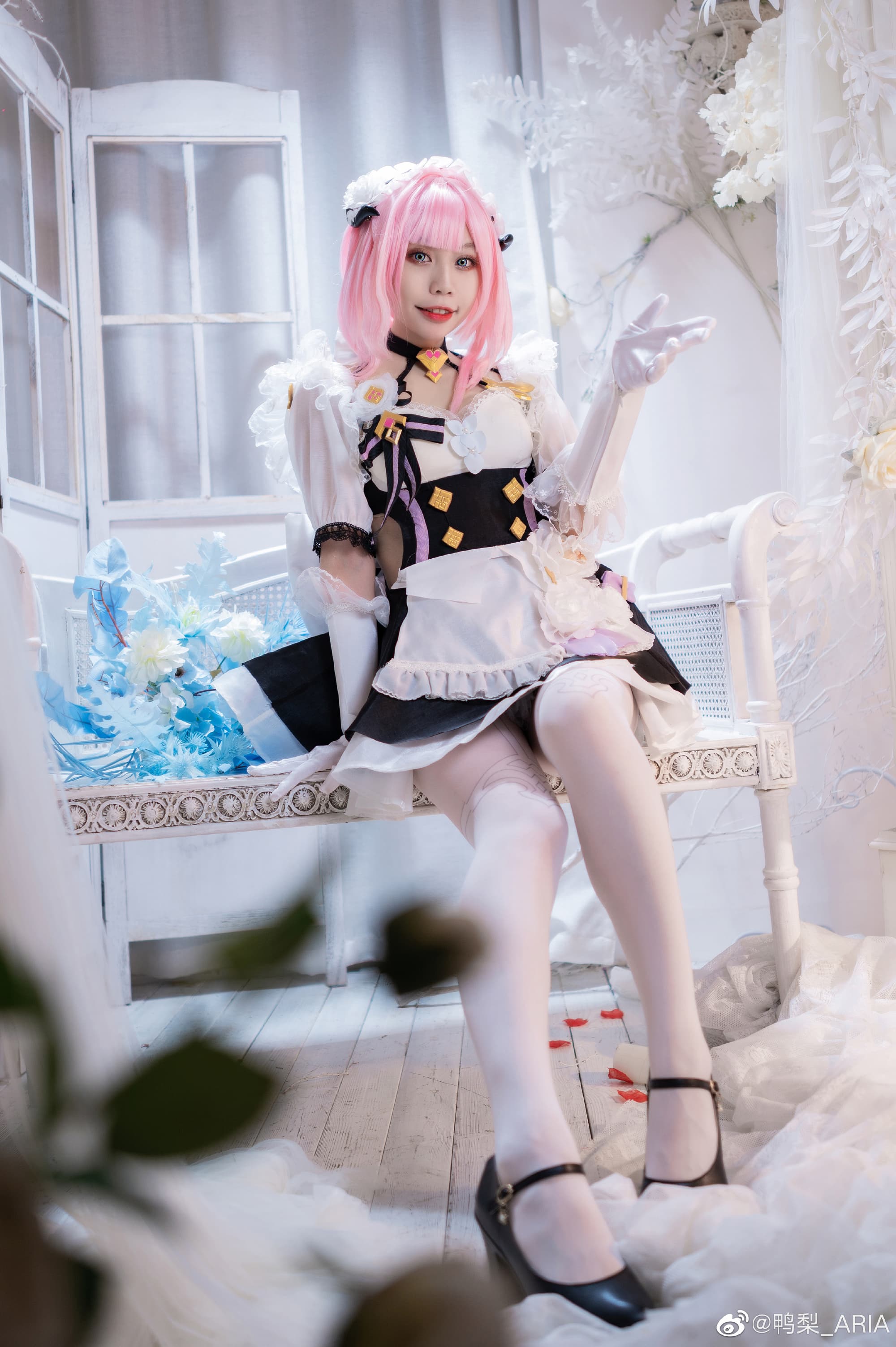 【COS】无论何时何地，爱莉希雅都会回应你的期待 崩坏3 致爱莉希雅@热心市民阿鹤 COSPLAY-第1张