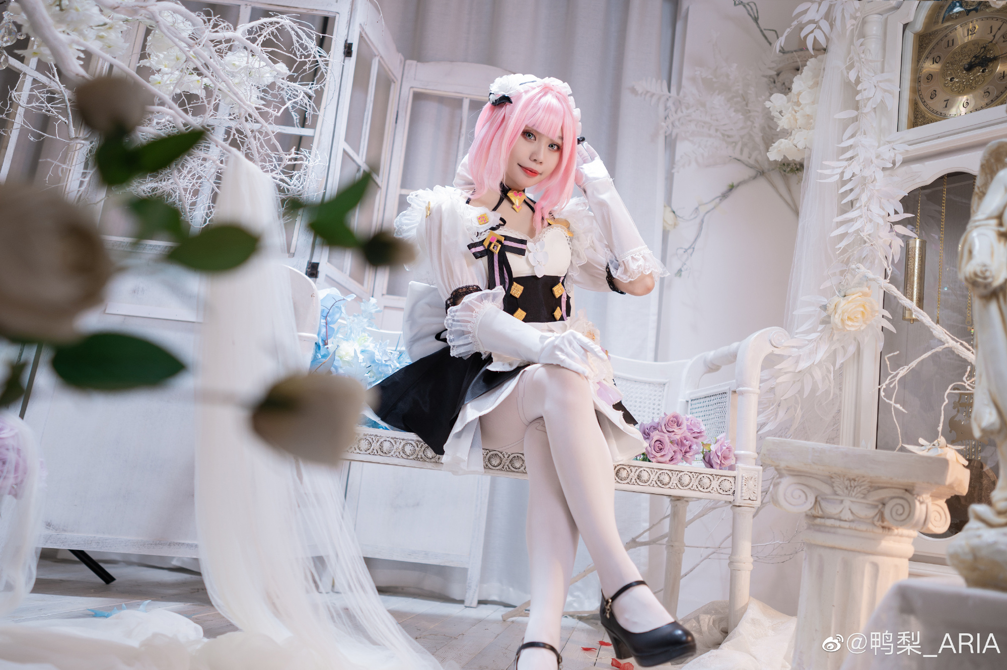 【COS】无论何时何地，爱莉希雅都会回应你的期待 崩坏3 致爱莉希雅@热心市民阿鹤 COSPLAY-第2张