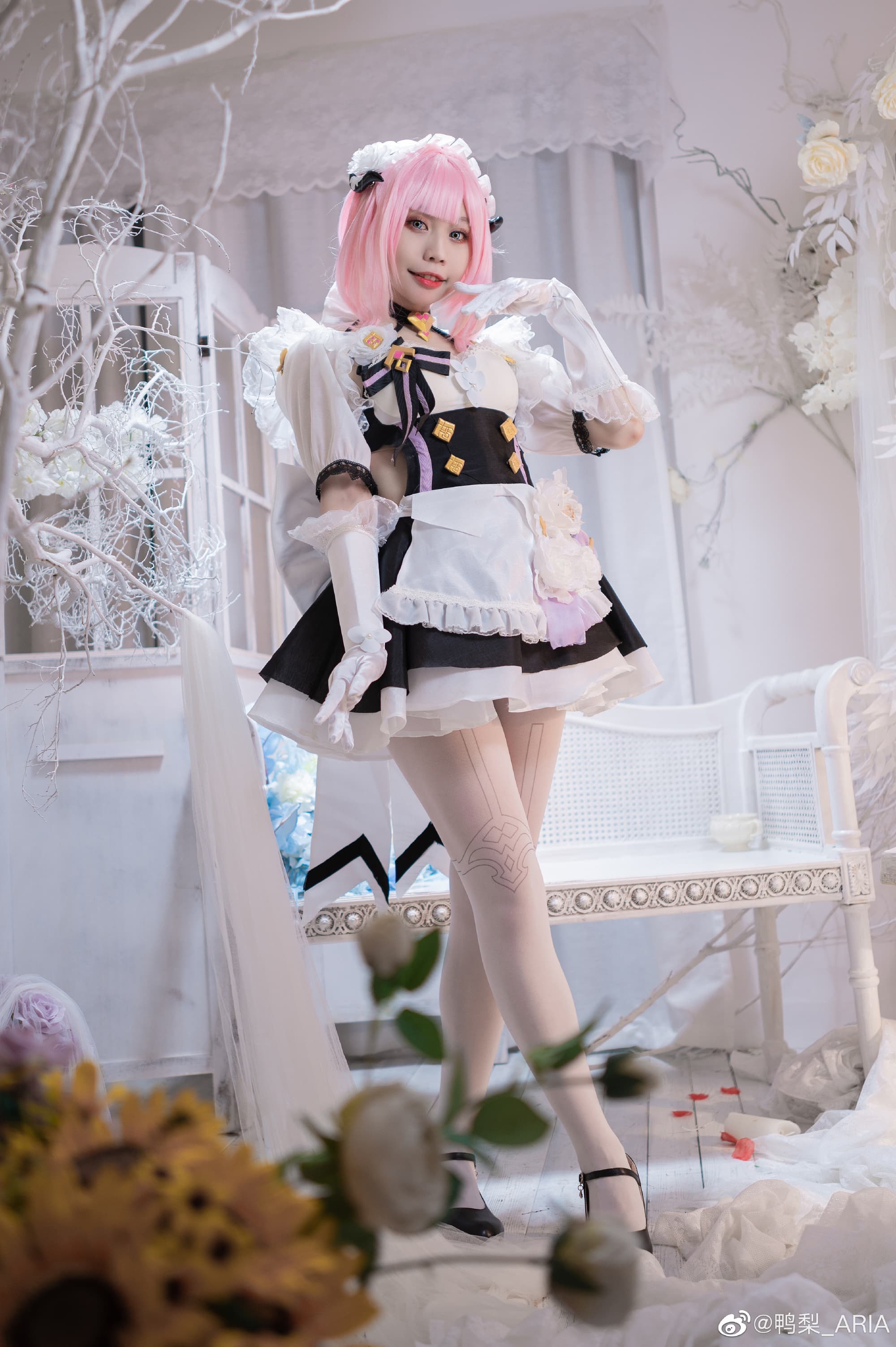 【COS】无论何时何地，爱莉希雅都会回应你的期待 崩坏3 致爱莉希雅@热心市民阿鹤 COSPLAY-第8张