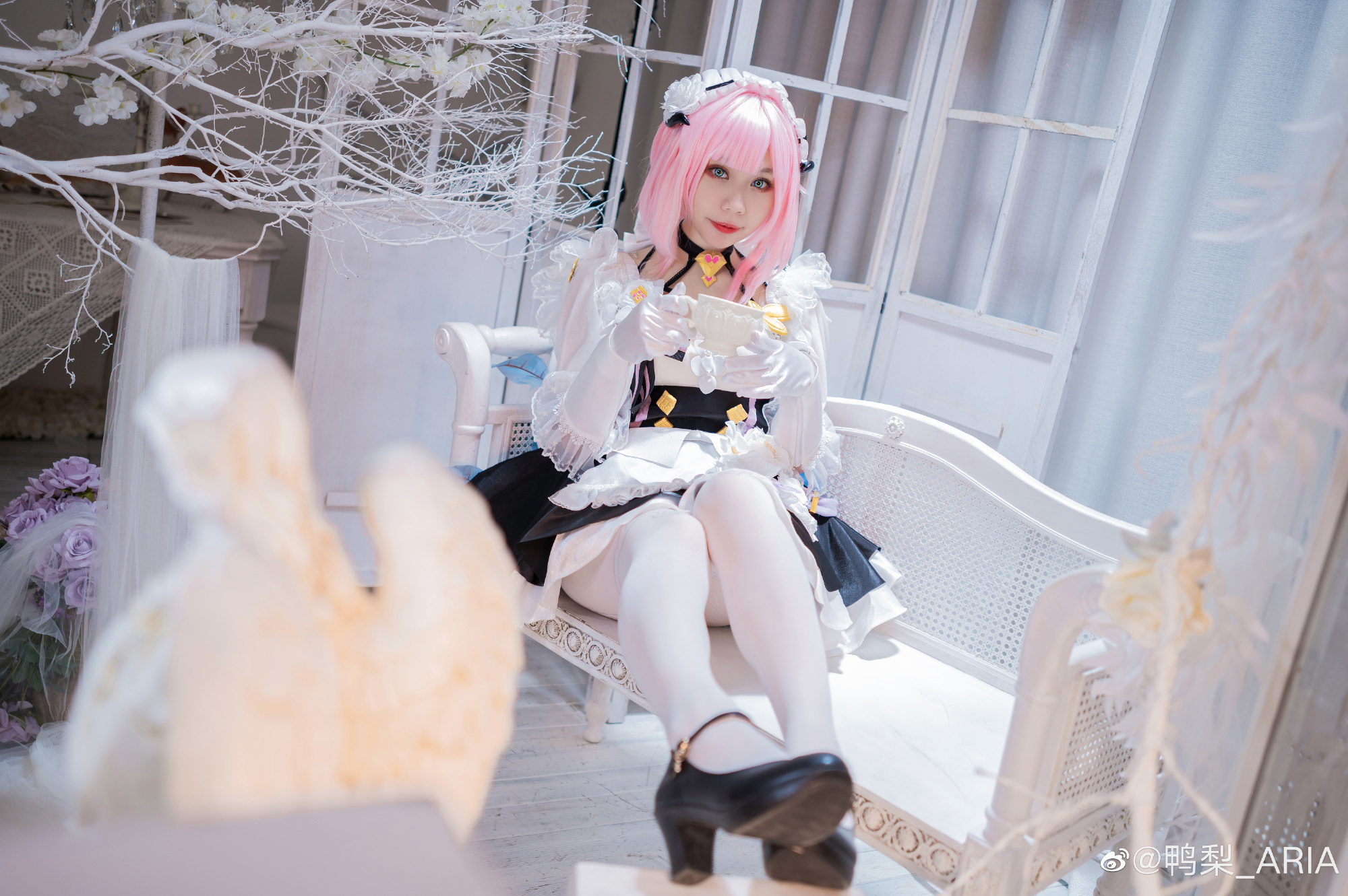 【COS】无论何时何地，爱莉希雅都会回应你的期待 崩坏3 致爱莉希雅@热心市民阿鹤 COSPLAY-第11张