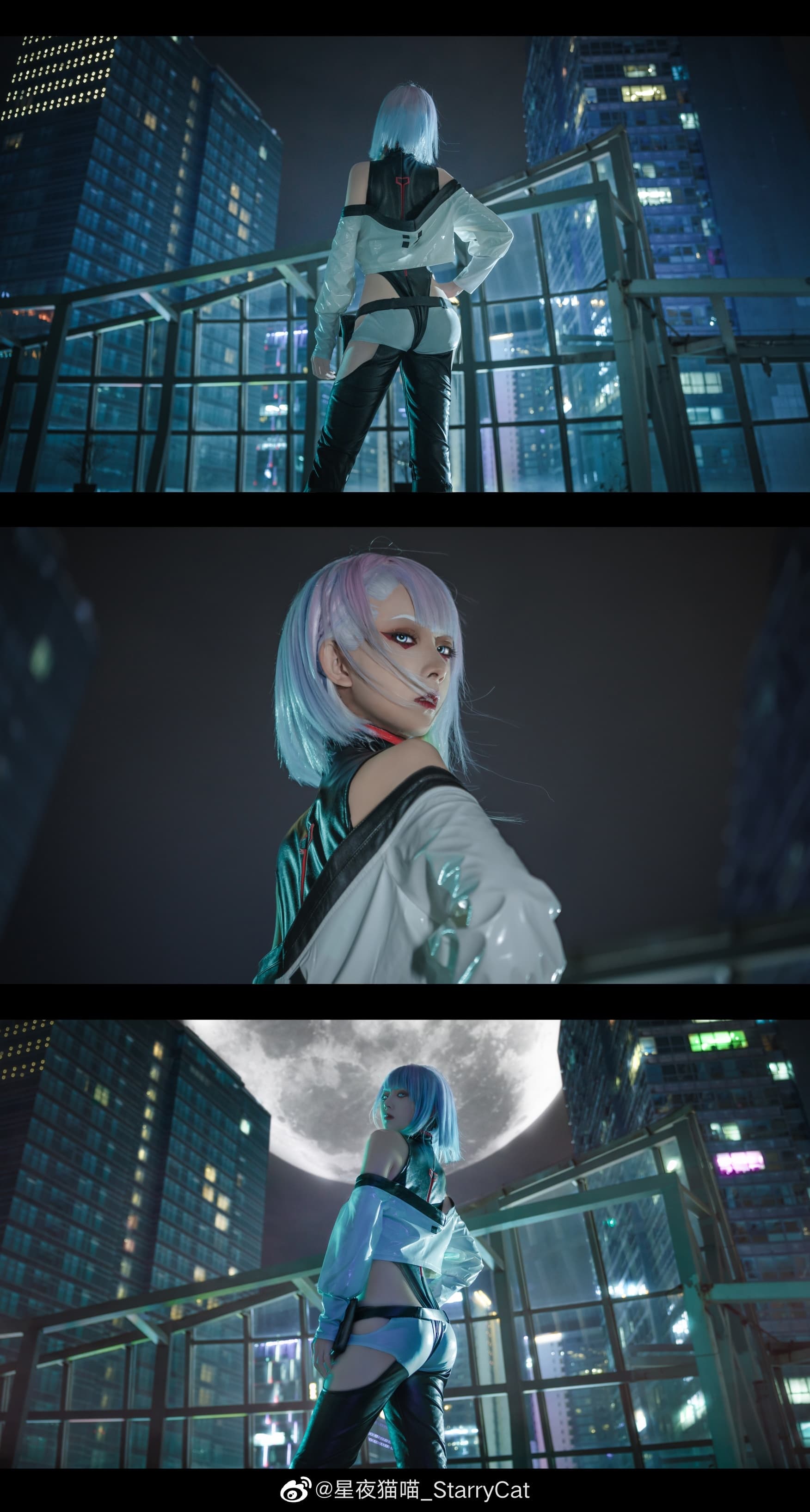 【cos正片】我觉得我们会是好搭档 赛博朋克边缘行者Lucy@星夜猫喵_StarryCat COSPLAY-第3张