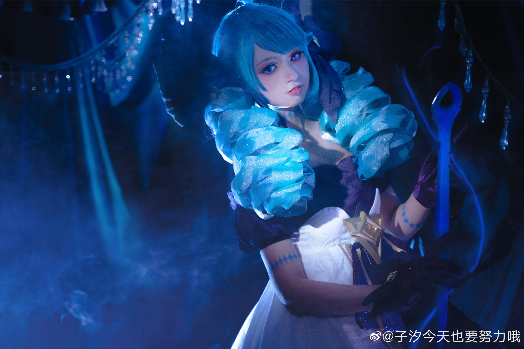 【COS】剪刀、针头、线团,我的主人用这些工具创造了我,我不会让她的天赋白白浪费 英雄联盟@子汐今天也要努力哦 COSPLAY-第6张