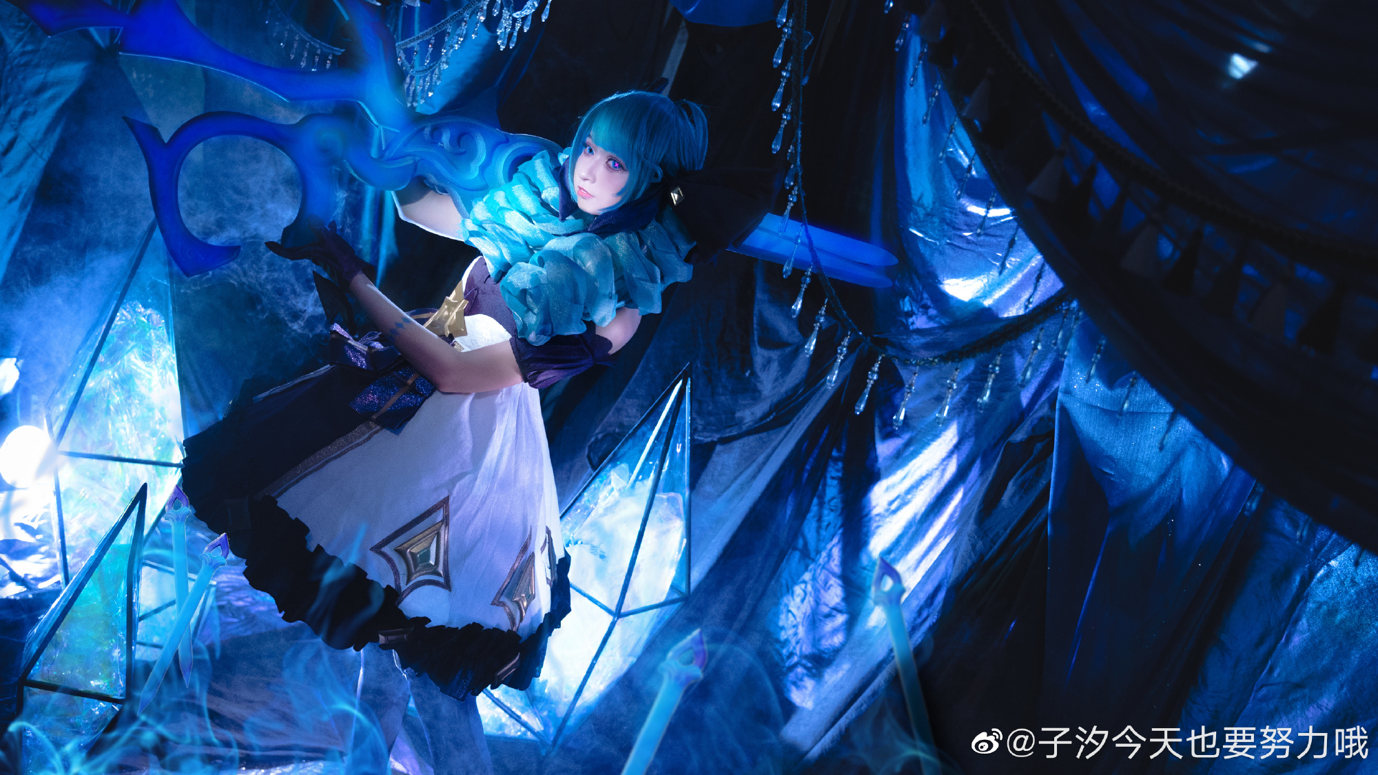 【COS】剪刀、针头、线团,我的主人用这些工具创造了我,我不会让她的天赋白白浪费 英雄联盟@子汐今天也要努力哦 COSPLAY-第7张